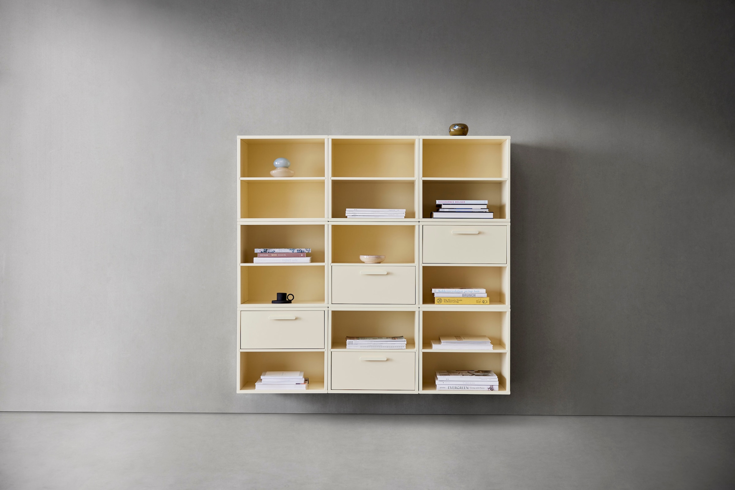 Hammel Furniture Bücherregal »Keep by | aus Breite 4 BAUR Kombination cm kaufen mit 9 Hammel«, 136,2 Modulen, Schubladen