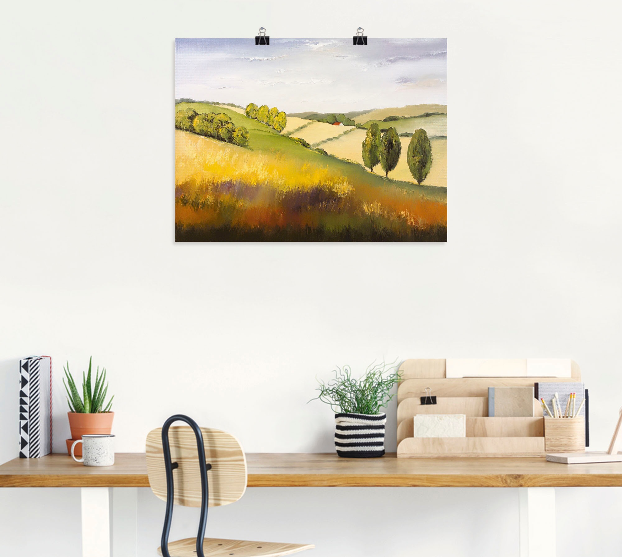 Artland Wandbild »Cotswold II«, Poster Leinwandbild, oder Felder, BAUR in Wandaufkleber versch. bestellen Größen St.), als | (1