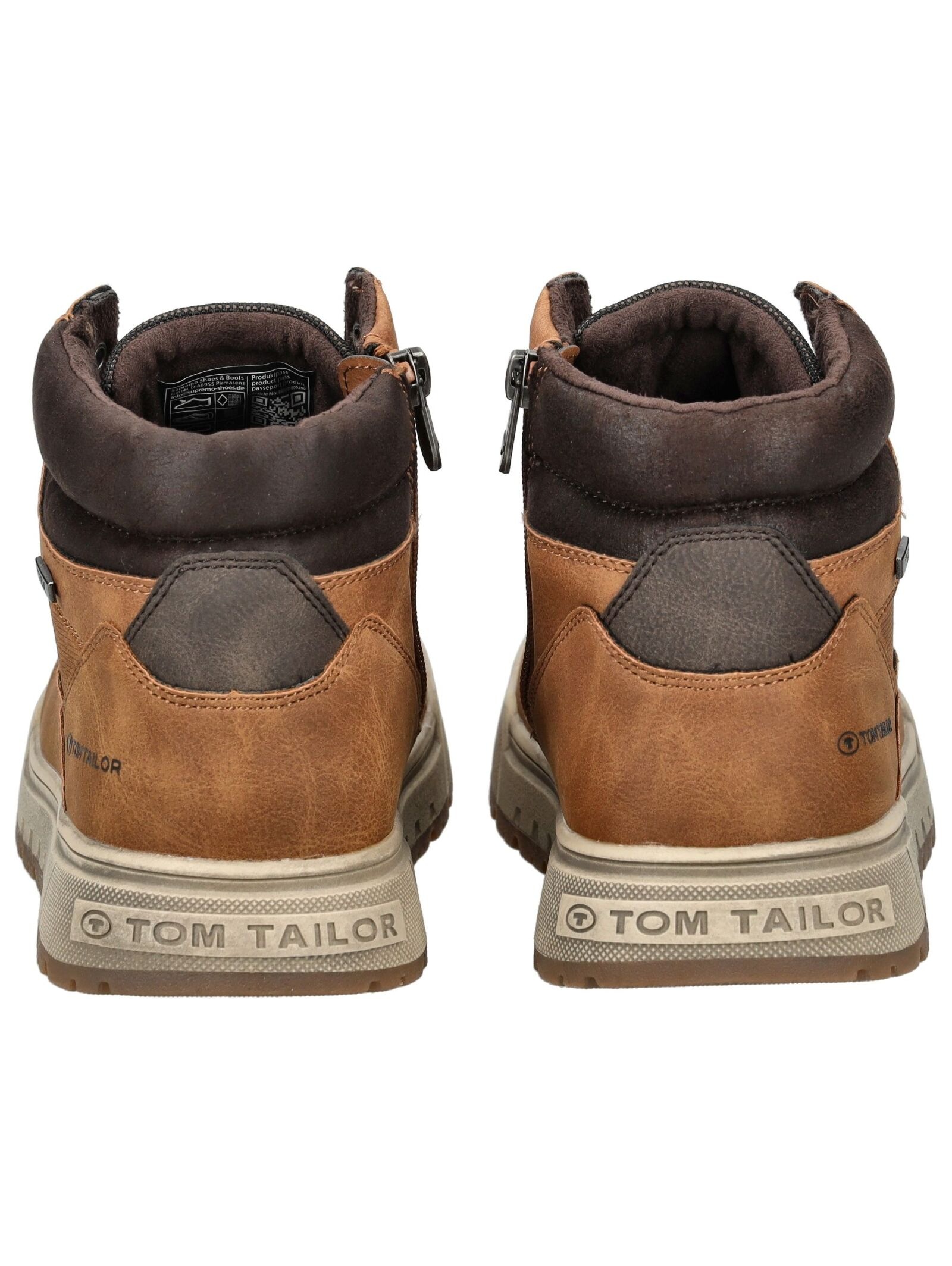 TOM TAILOR Schnürstiefelette »Tom Tailor Stiefelette Lederimitat/Textil«