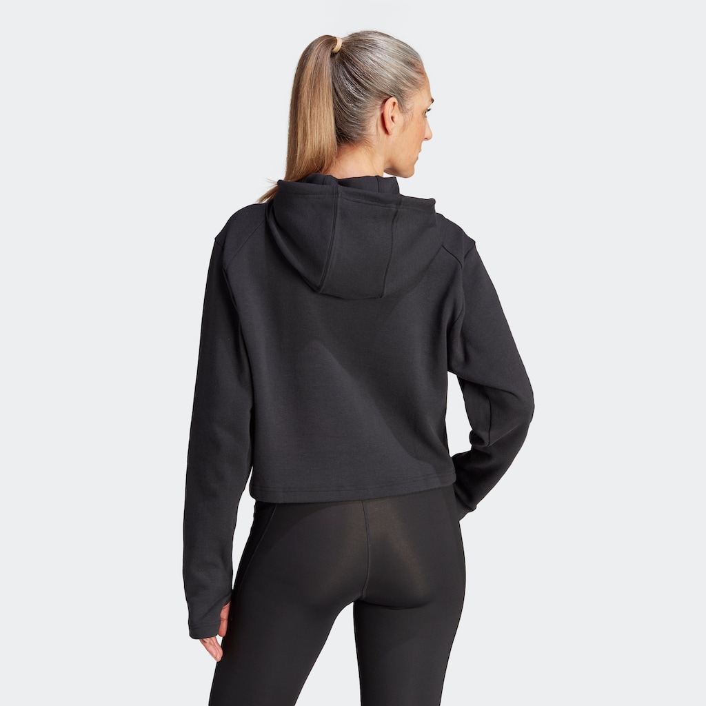 adidas Performance Sweatshirt »TRAIN ESSENTIALS TRAIN COTTON 3STREIFEN HOODIE«