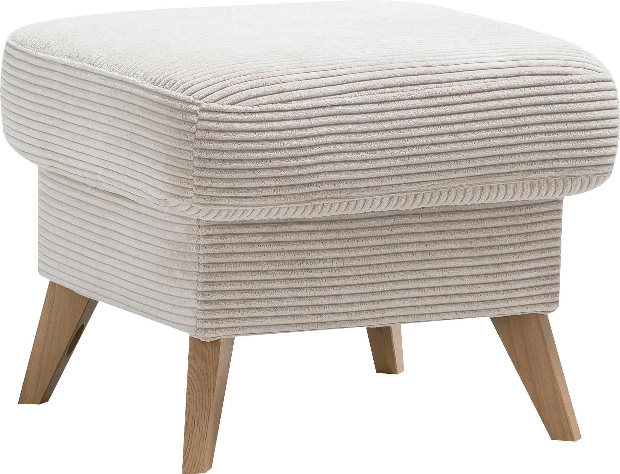 exxpo - sofa fashion Hocker "Samso, kompakte und bequeme Sitzgelegenheit in aktuellem Cord Bezug"