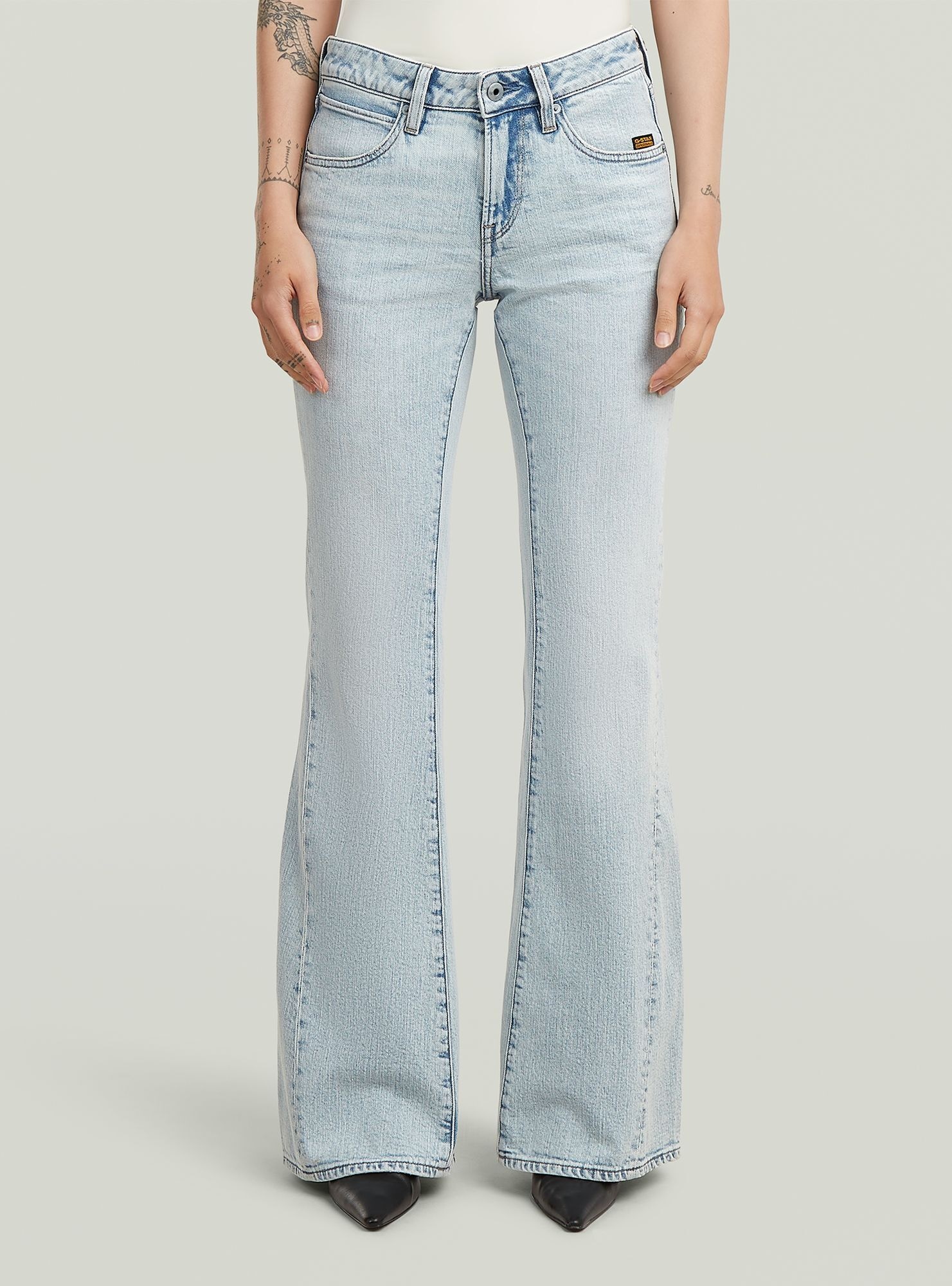 G-STAR 5-Pocket-Jeans "Stevey Flare Jeans" günstig online kaufen