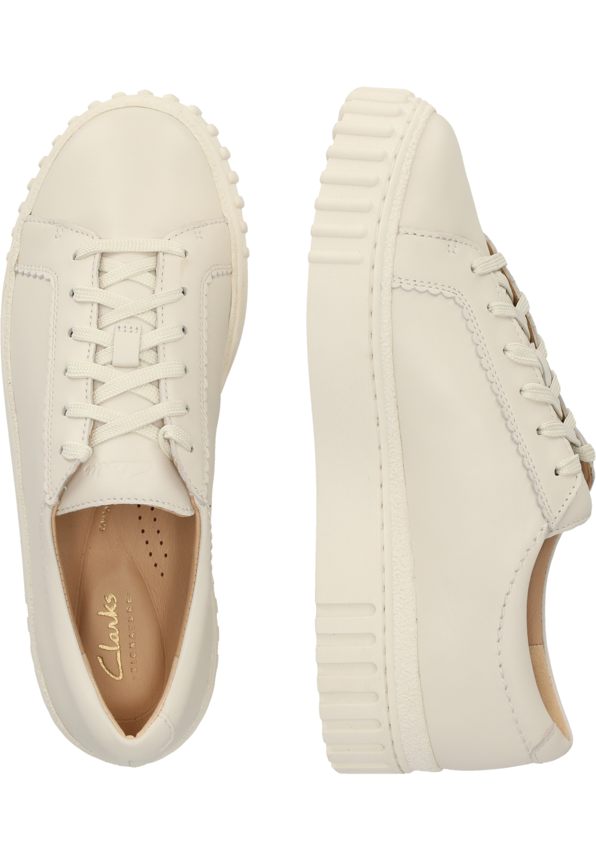 Clarks Sneaker »Mayhill«, mit modischer gerippter Chunky-Sohle