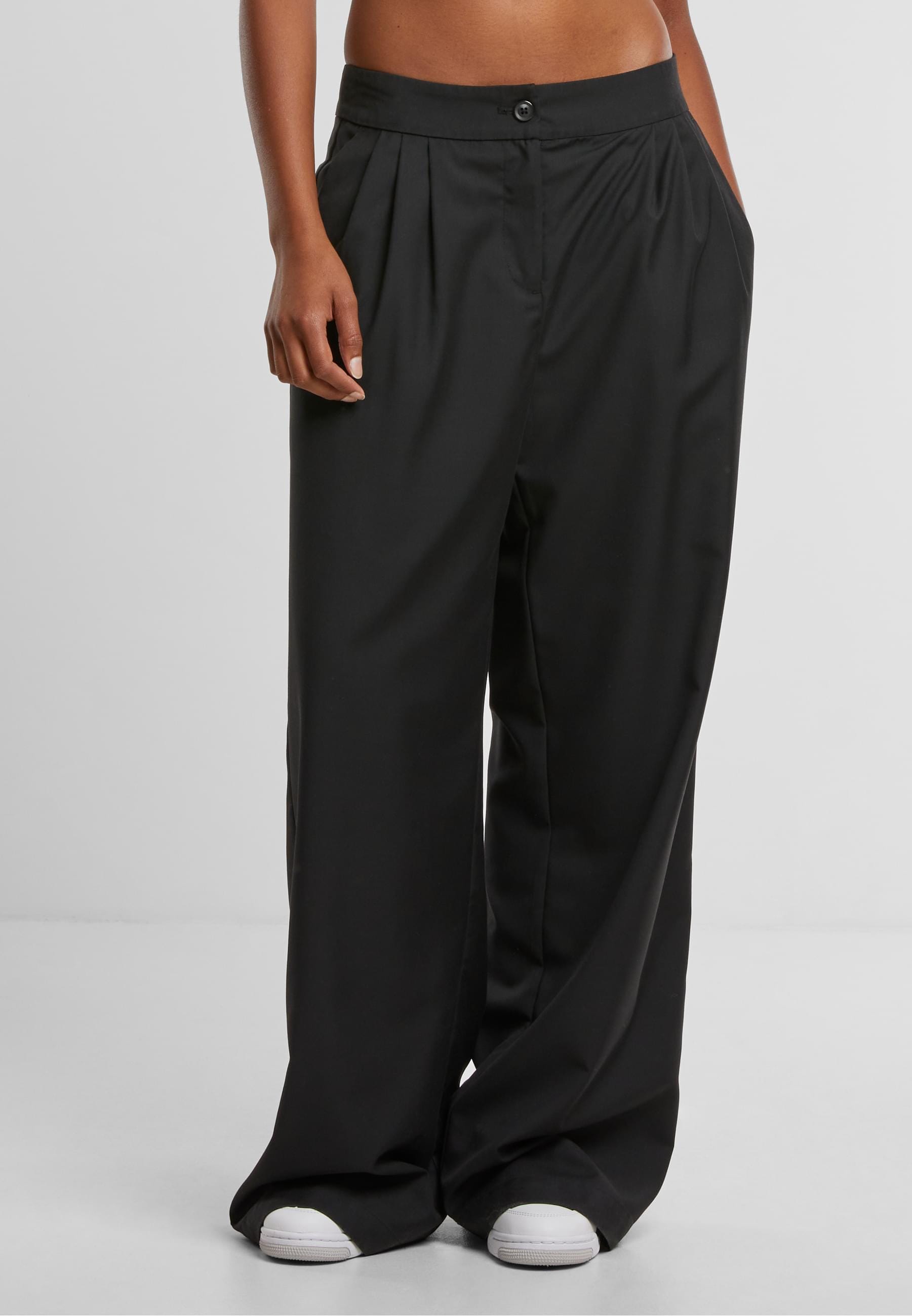 URBAN CLASSICS Stoffhose »Urban Classics Ladies Wide Leg Pants«, (1 tlg.)