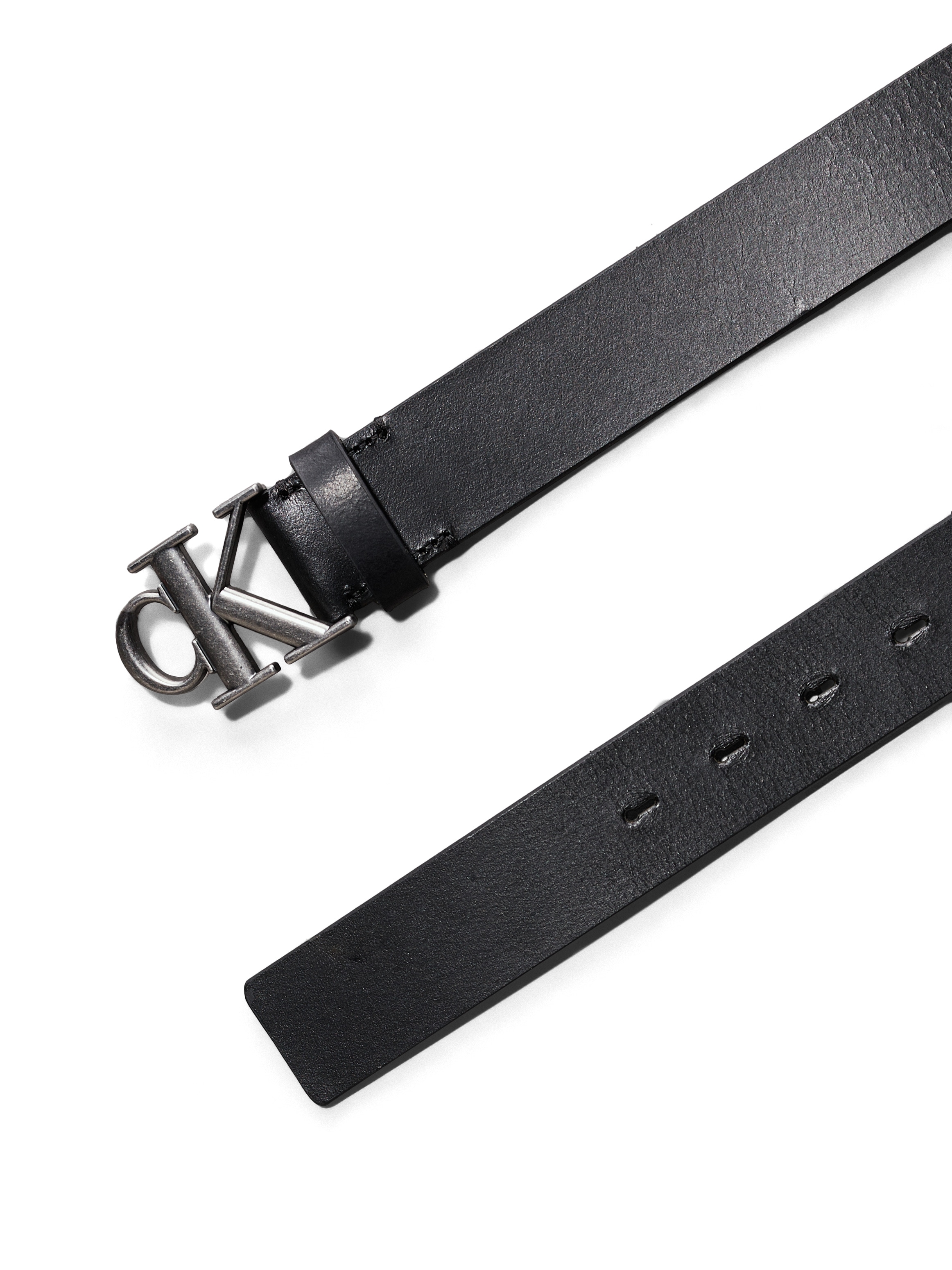 Calvin Klein Jeans Ledergürtel »MONOGRAM PLAQUE BUCKLE 35MM«, im schlichten Design