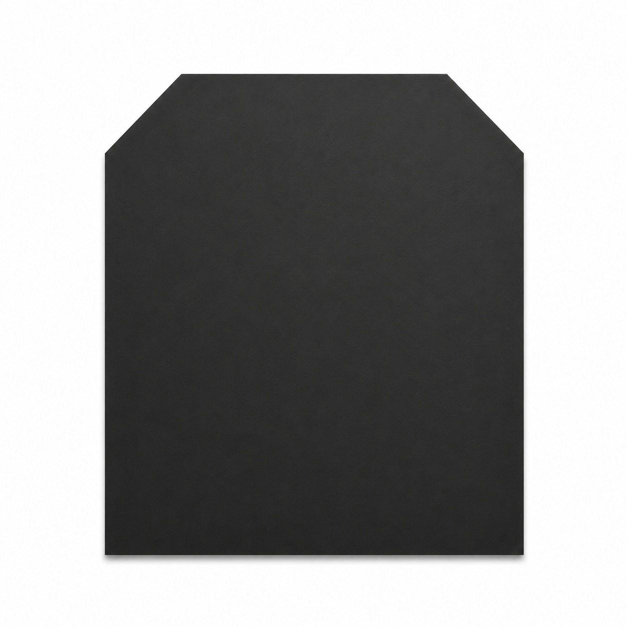 Hanseatic Bodenschutzplatte "für Kaminöfen Sechseck 100 Stahl" 1 Stk. tlg. Stahl-Sechseck, 100 x 120 cm, 2mm Stärke, schwarz, zum Funkenschutz