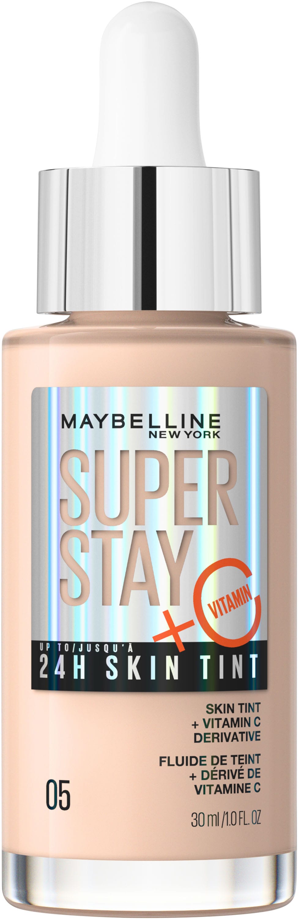 MAYBELLINE NEW YORK Foundation »Maybelline New York Super Stay 24H Skin Tint«, mit Vitamin C