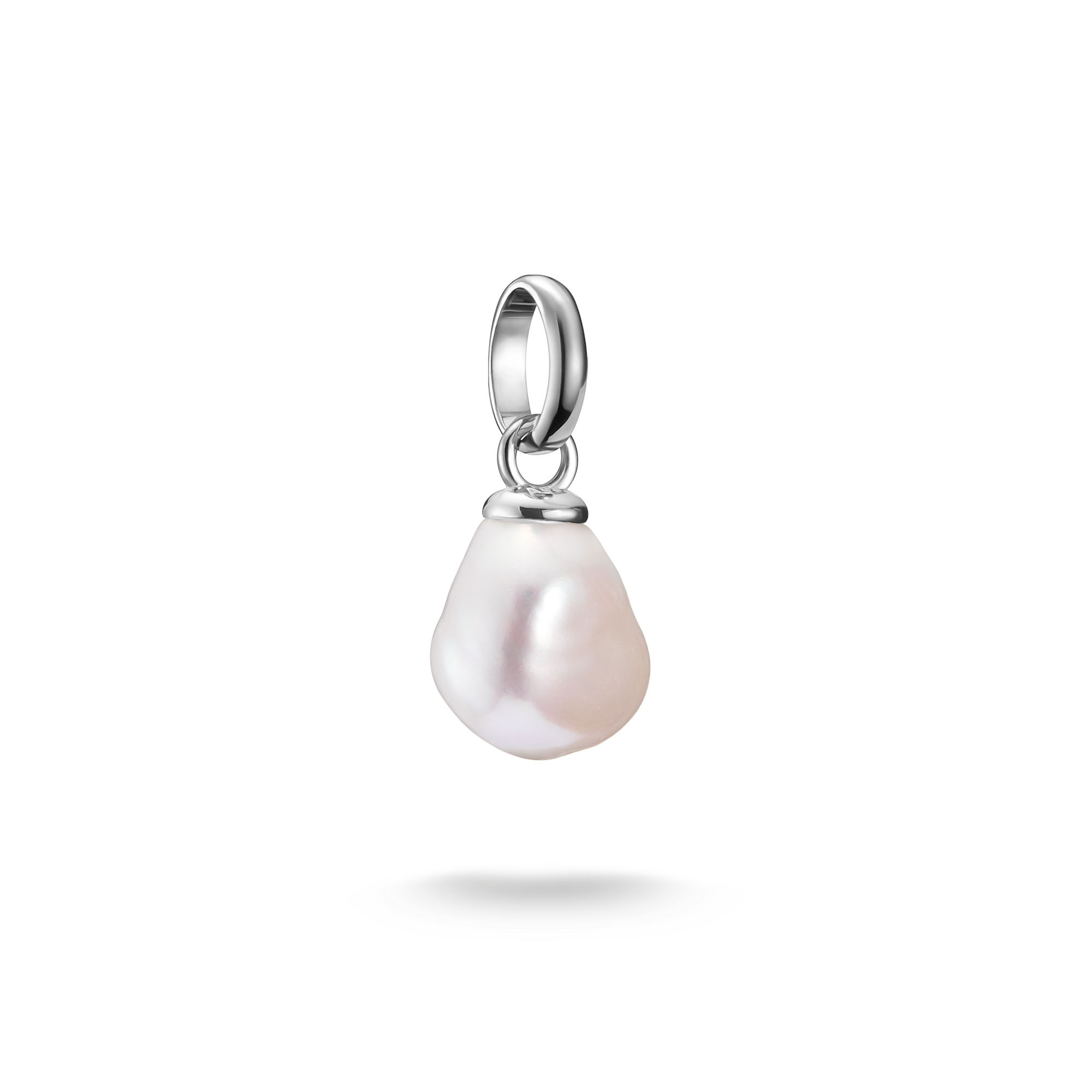 THOMAS SABO Damen Charm Perle "Charm Süßwasserzuchtperle - Connect", bunt, Perlen, Silber 925 (recycelt), Charms, mit Süßwasserzuchtperle