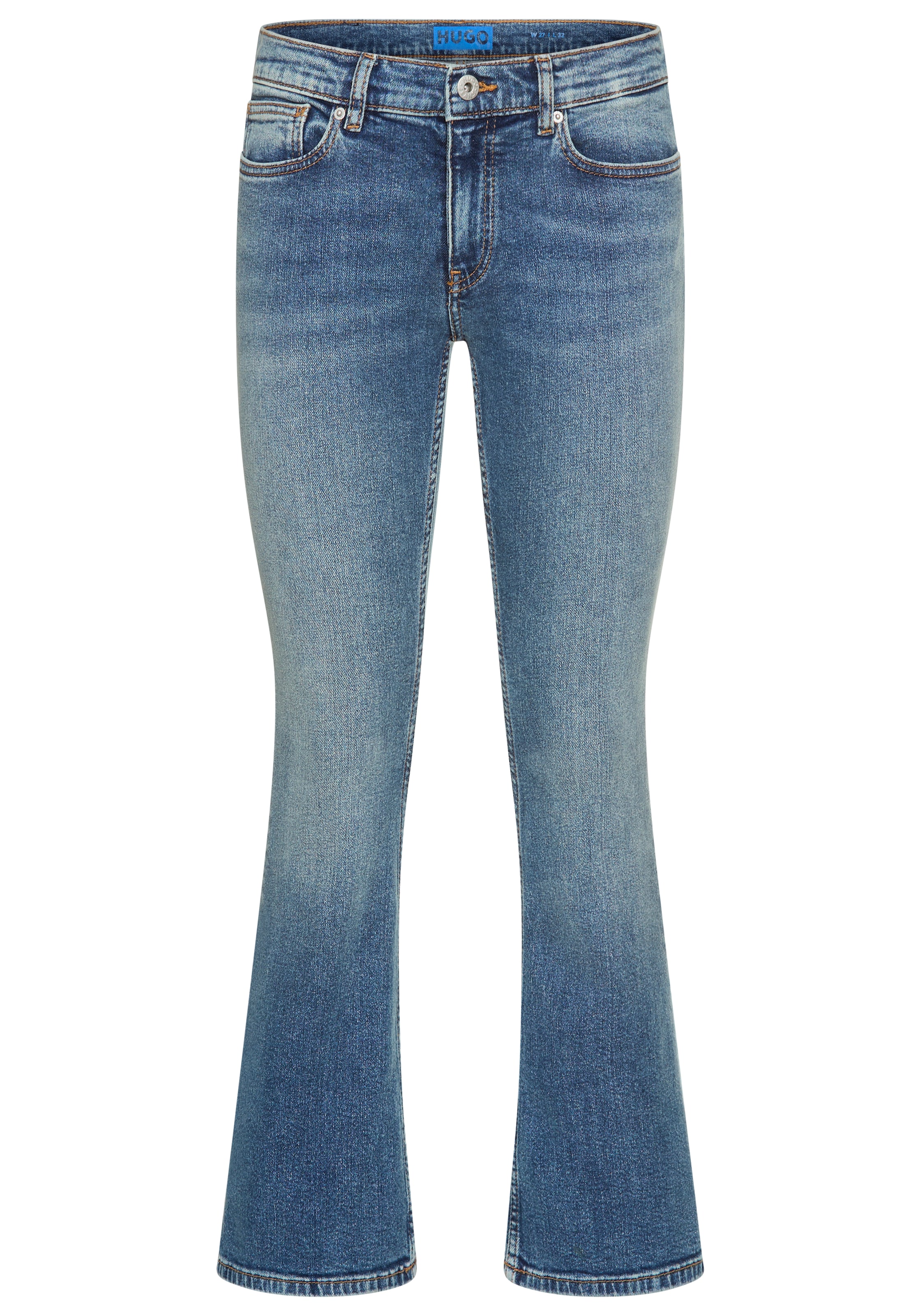HUGO Blue Bootcut-Jeans "Getti", Ausgestelltes Bein, elastisches Denim günstig online kaufen