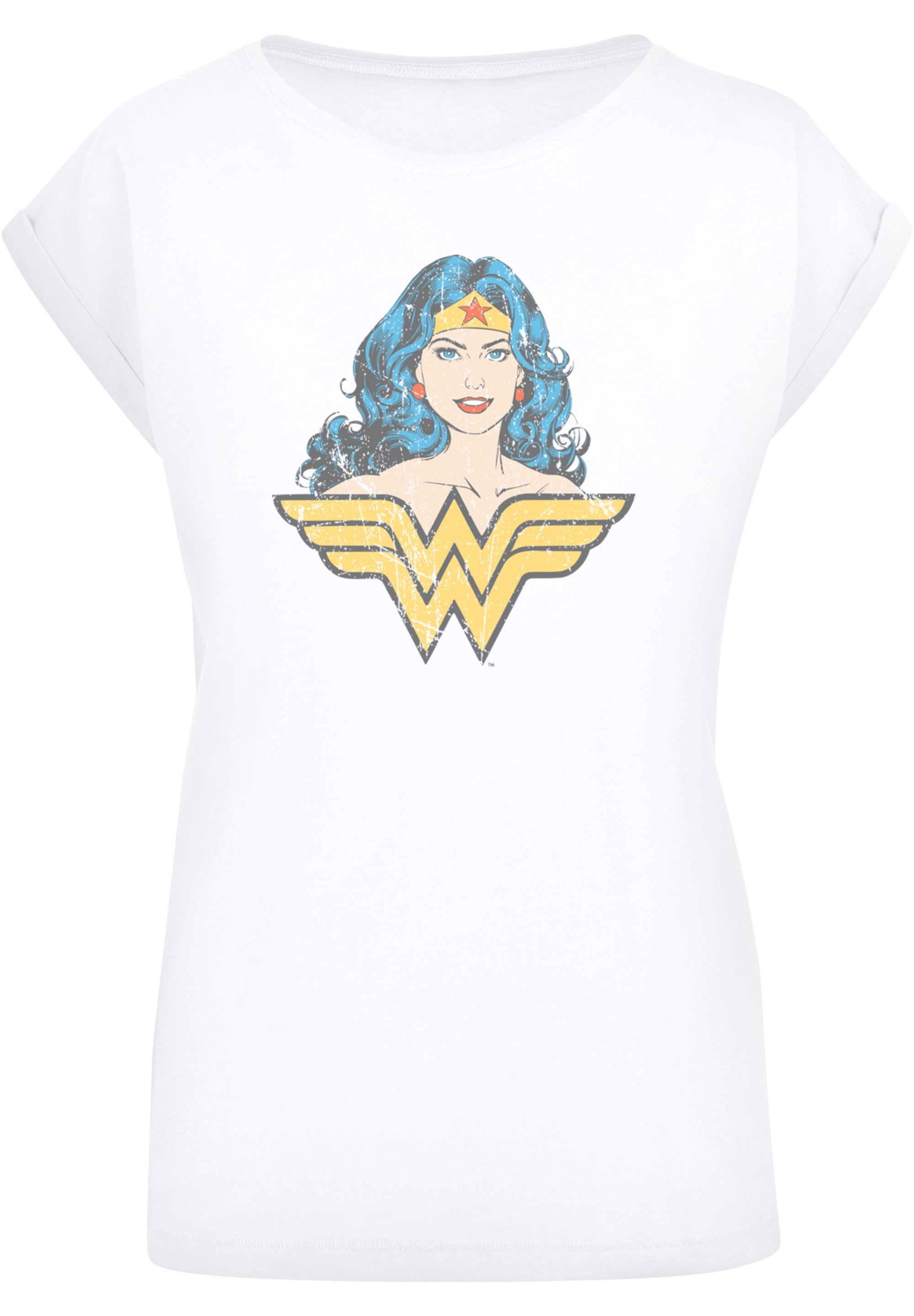 F4NT4STIC T-Shirt "DC Comics Wonder Diana 80s Triangle", Damen,Premium Merc günstig online kaufen
