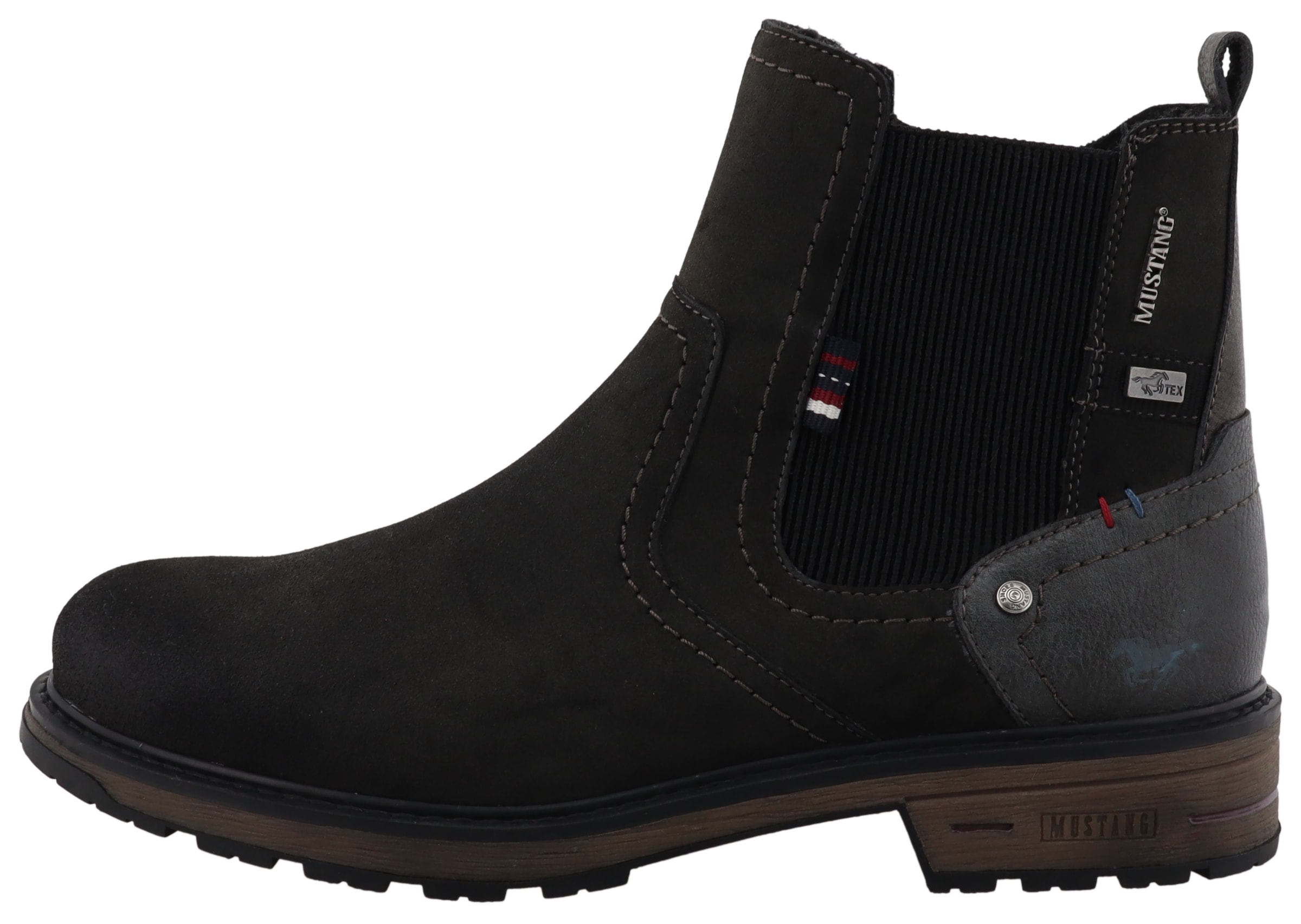 Mustang Shoes Chelseaboots »Marian«, Stiefelette, Boots mit Warmfutter