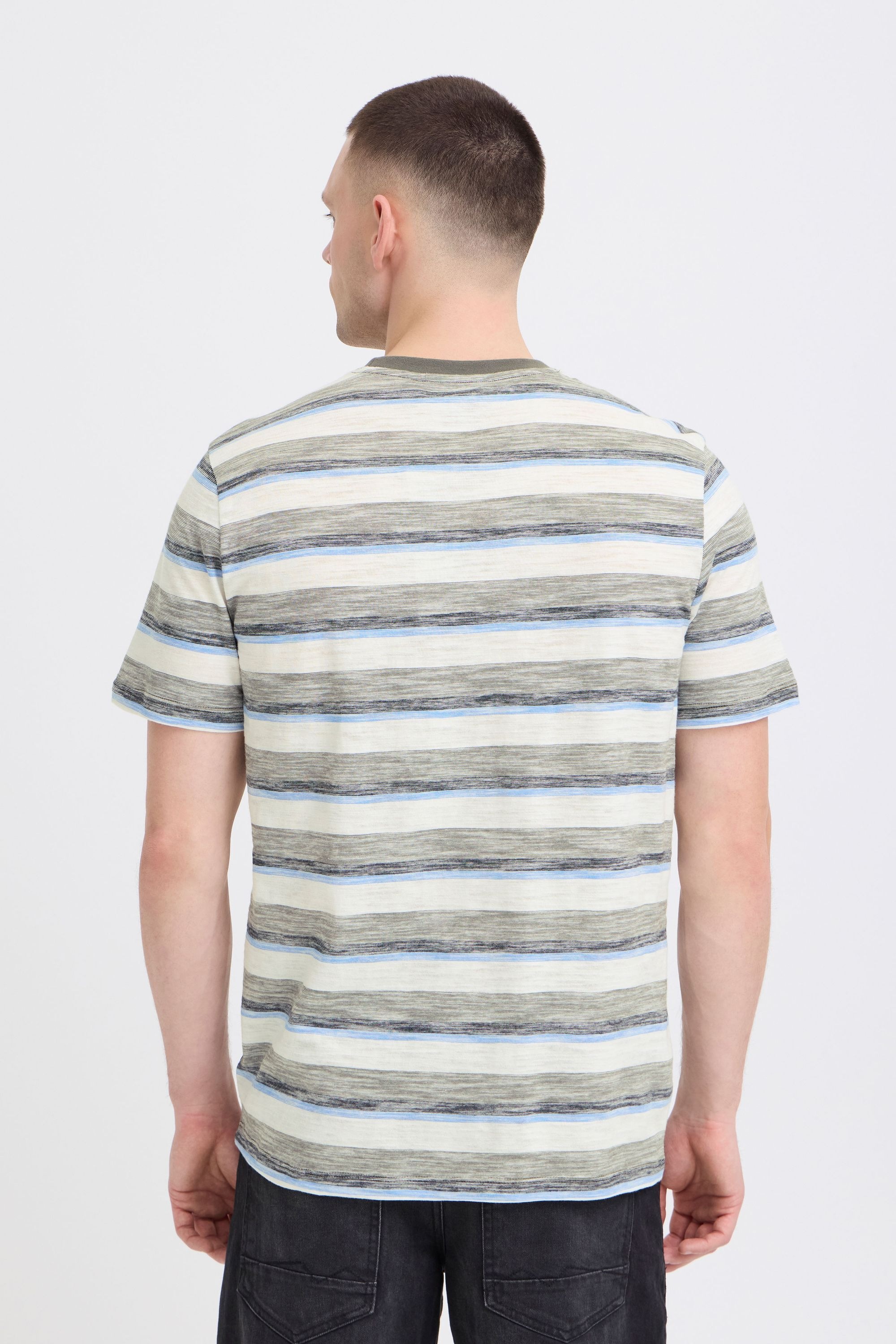 Blend Rundhalsshirt »BHKobe« Modisches gestreiftes T-Shirt