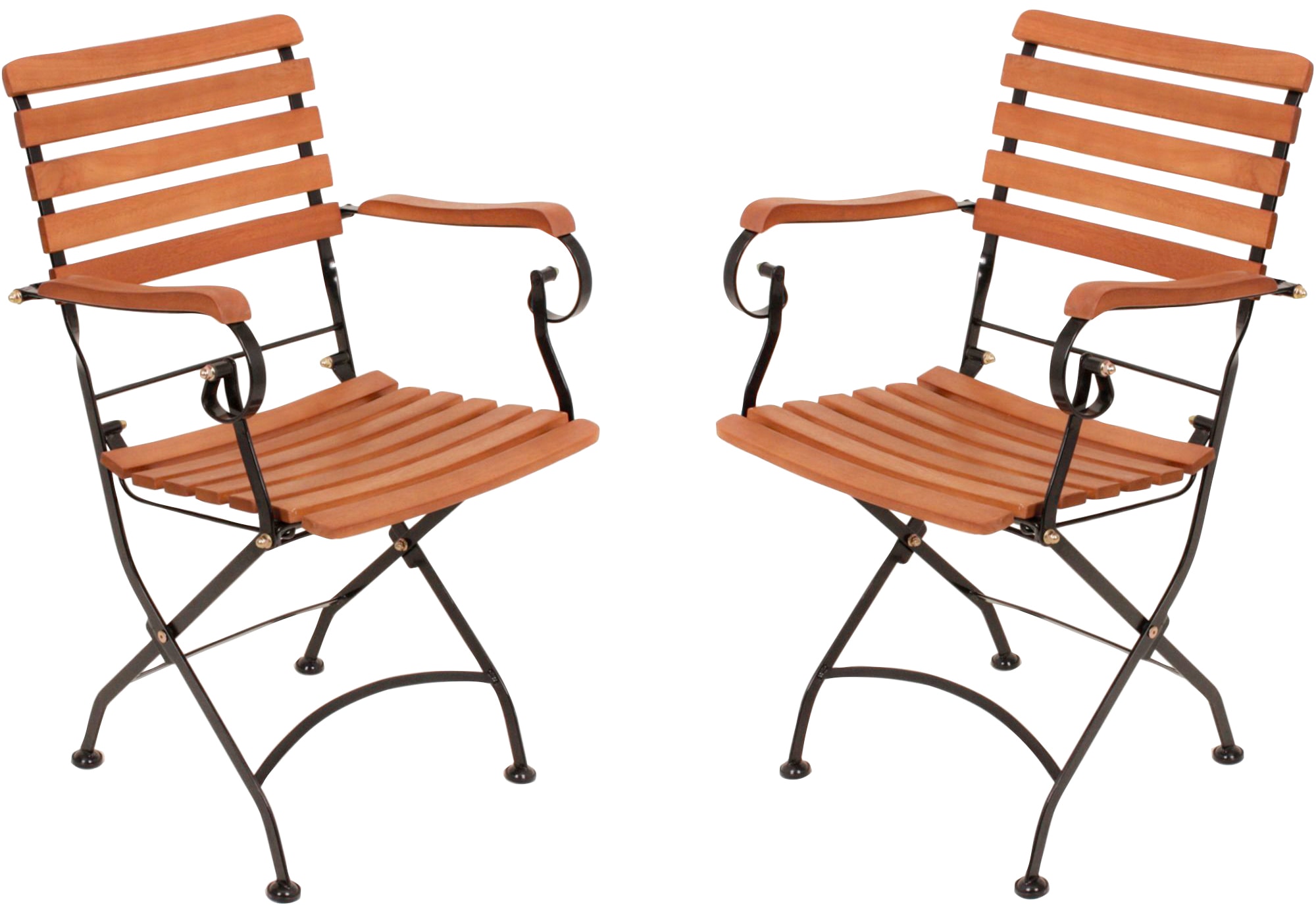 Garden Pleasure Klappstuhl "WIEN" (Set) 2 Stk. 2er Set günstig online kaufen