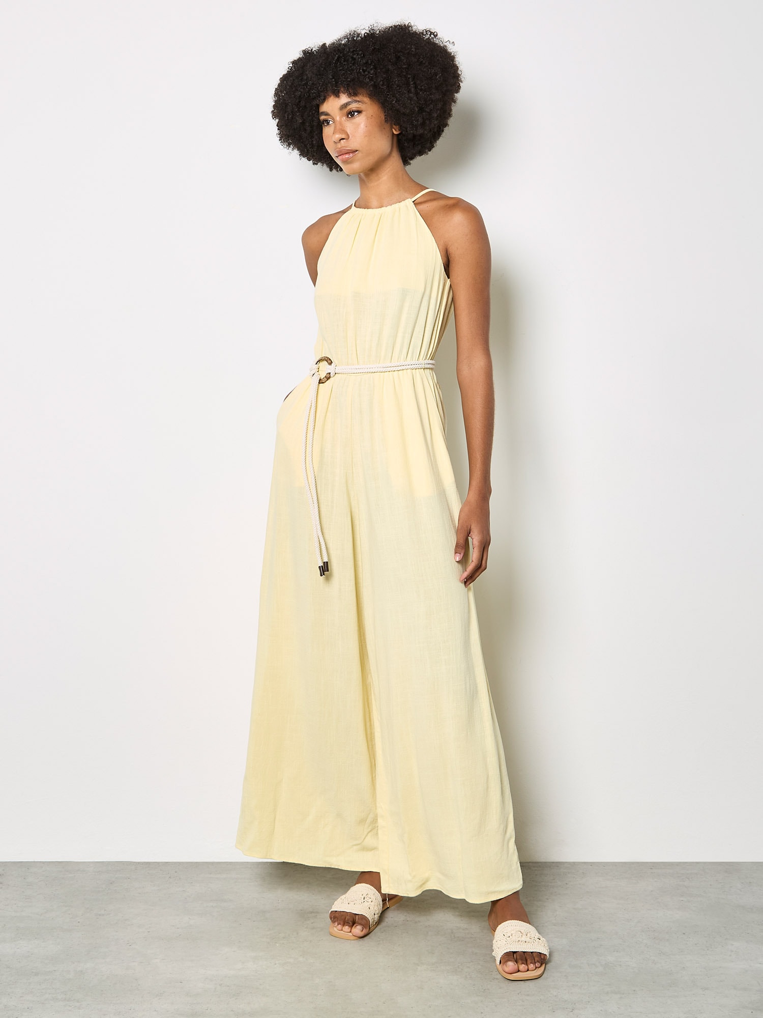 Apricot Jumpsuit "Jumpsuit" mit weitem Bein