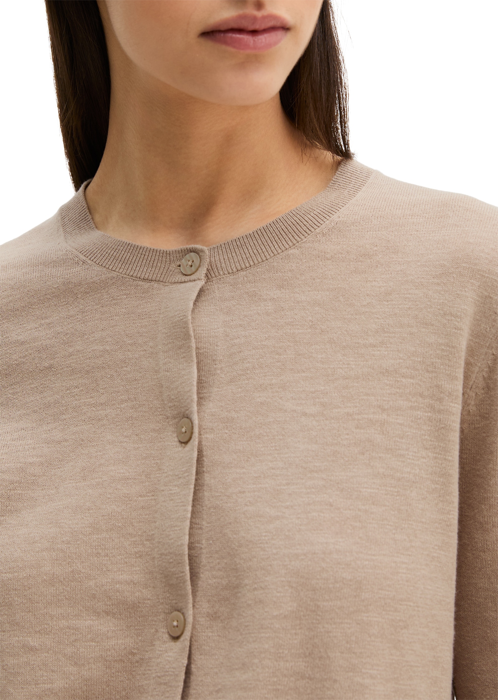Marc O'Polo Cardigan »aus Organic Cotton-Leinen-Mix«