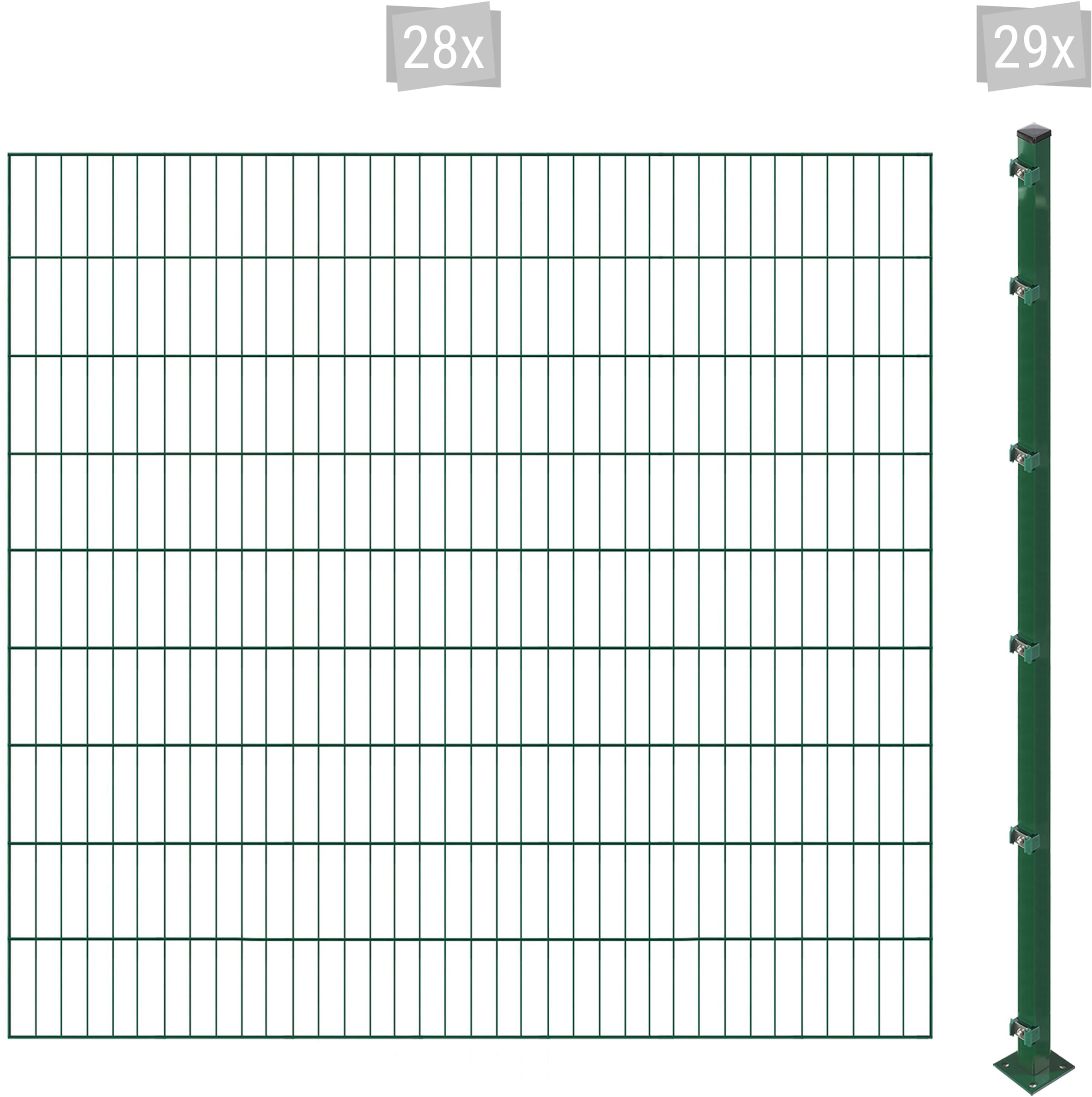 Arvotec "ESSENTIAL 180 zum Einbetonieren" Zaunhöhe 180 cm, Zaunlänge 2 - 60 m