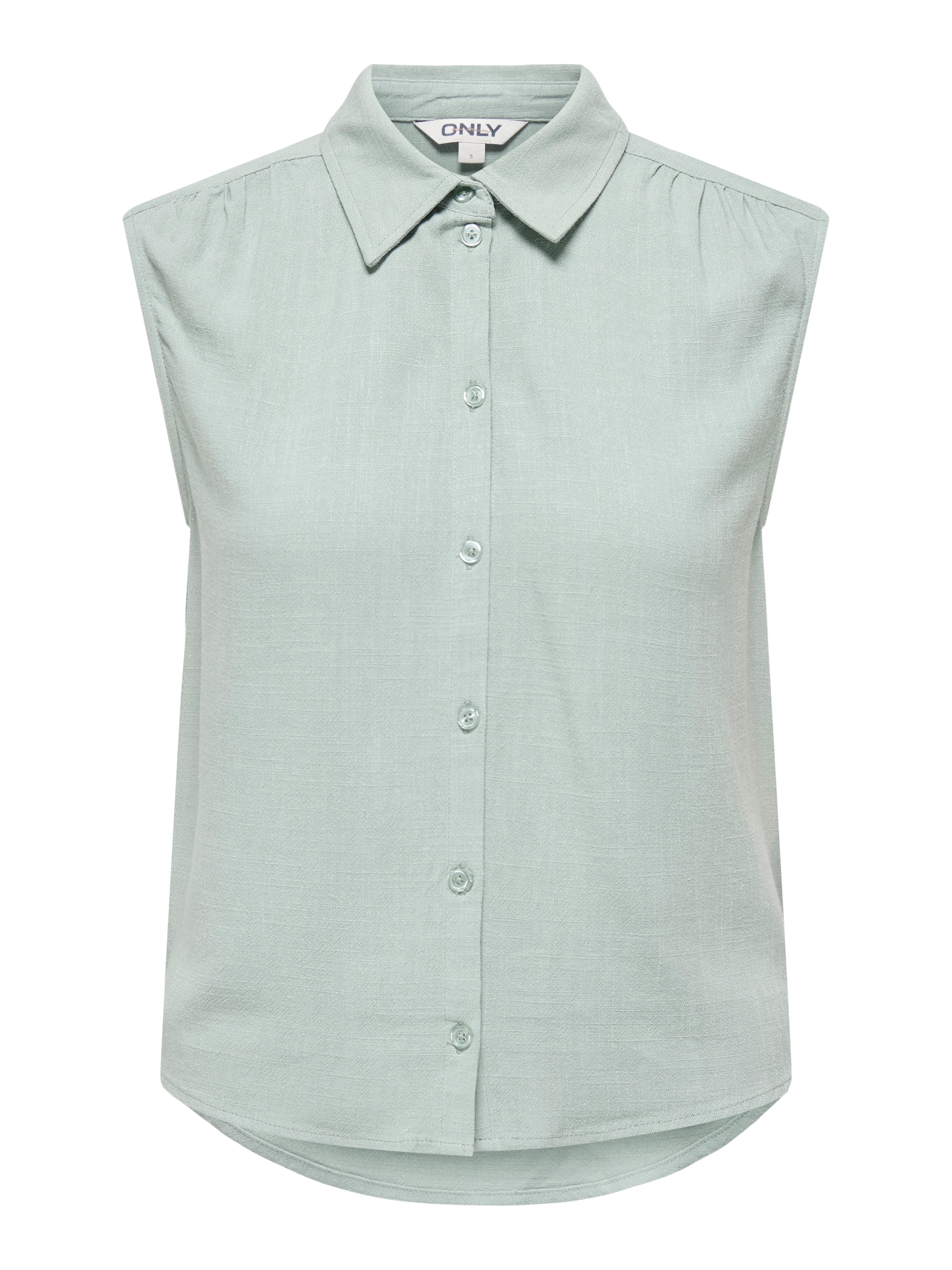 Only Blusentop "Onlsiesta S/L Linen Bl Shirt Pnt Noos" Mit Leinen