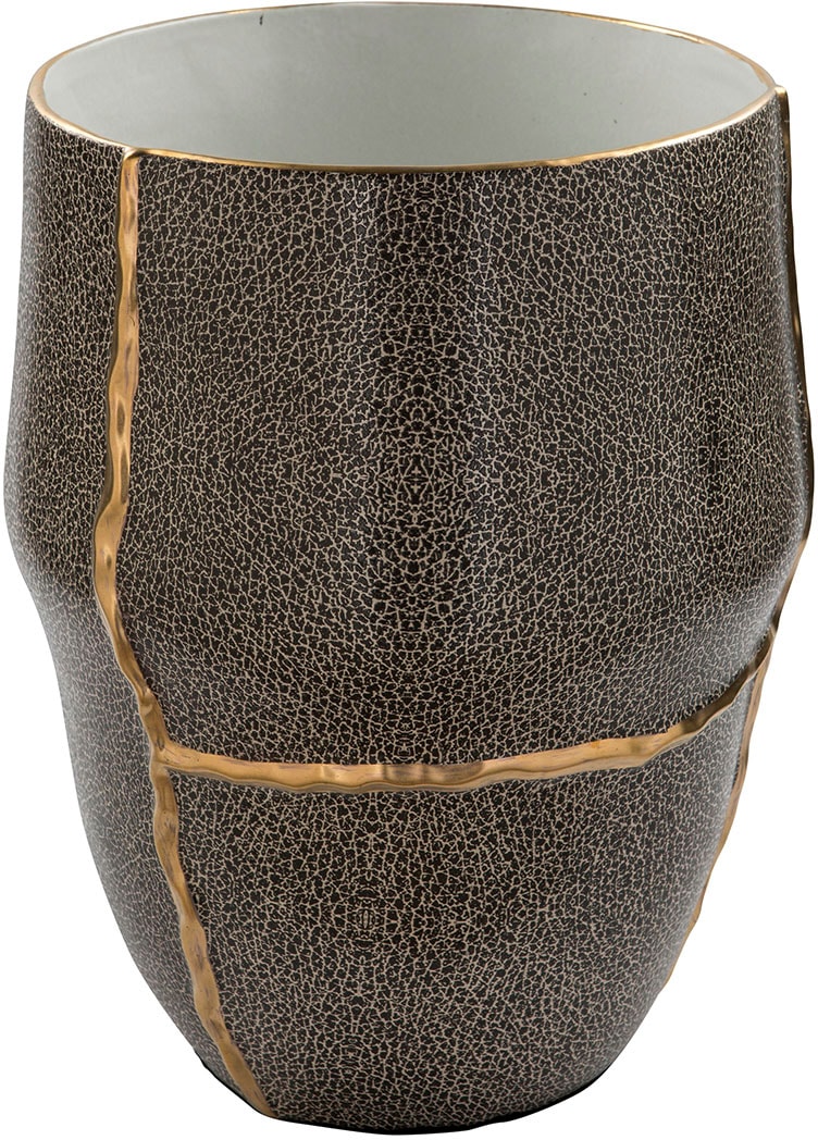 Fink Tischvase "FAVORA" Porzellanvase, in lederähnlicher Optik, Höhe 40,5 c günstig online kaufen