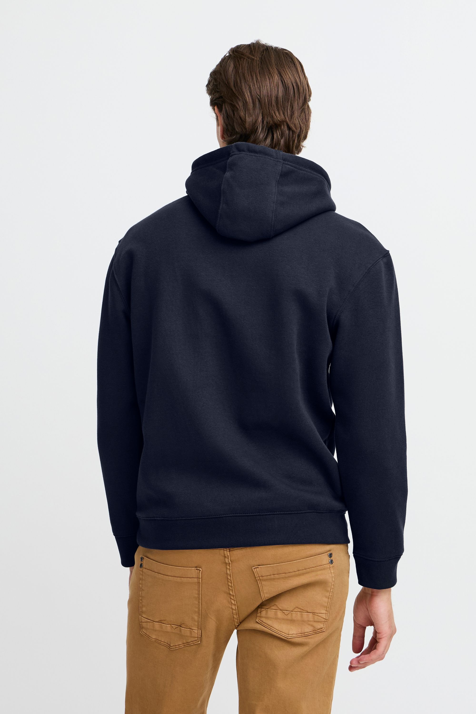 Longpullover BLEND "Sweatshirtkapuzenpul BHDownton", Herren, Gr. XXL, blau (schwarz navy), Obermaterial: 50% Baumwolle CO. 50% Polyester PES., Sweatshirts Longpullover 3