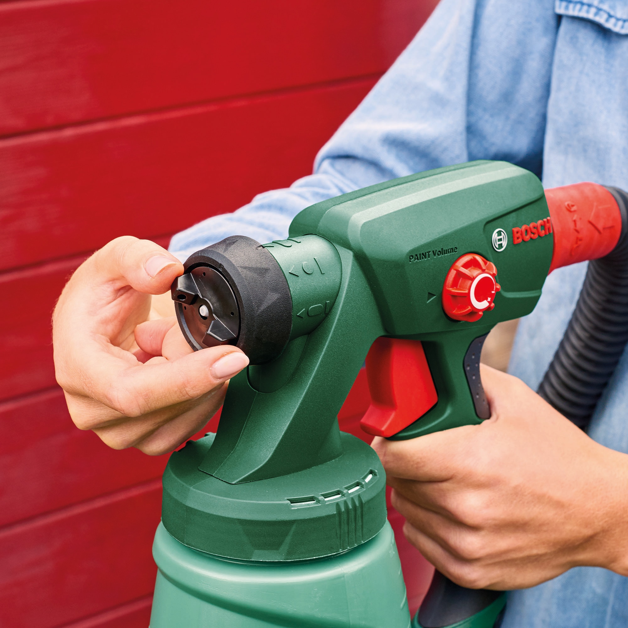 Bosch Home & Garden Farbsprühgerät »Easyspray 18V-100«, ohne Akku und Ladegerät