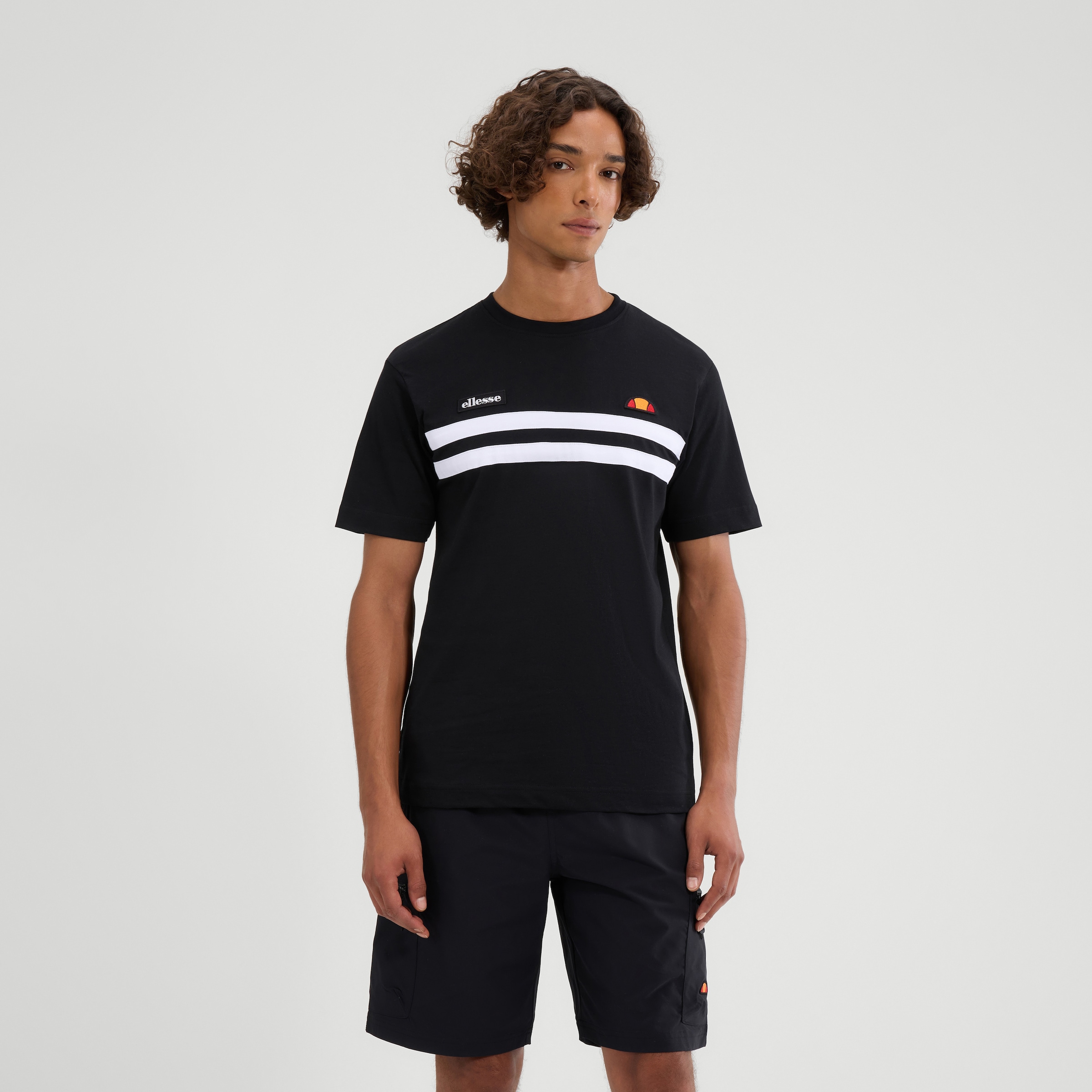 Ellesse T-Shirt "VENIRE TEE" Kurzarm, mit Rundhalsausschnitt, aus Baumwolle, normale Länge