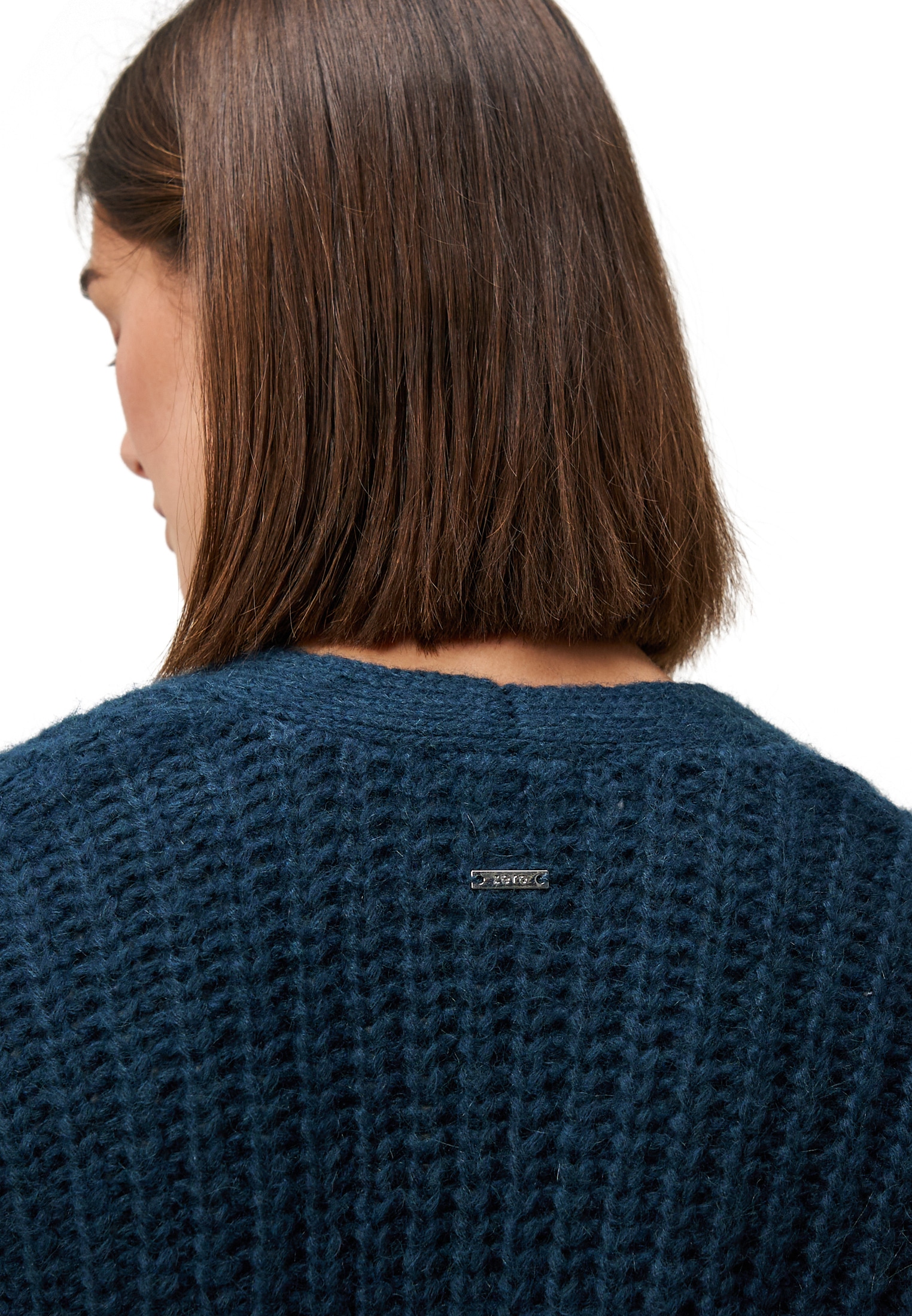 Zero Strickjacke »Damen Grobstrickjacke offener Style« 1 Stk. tlg. Plain/ohne Details