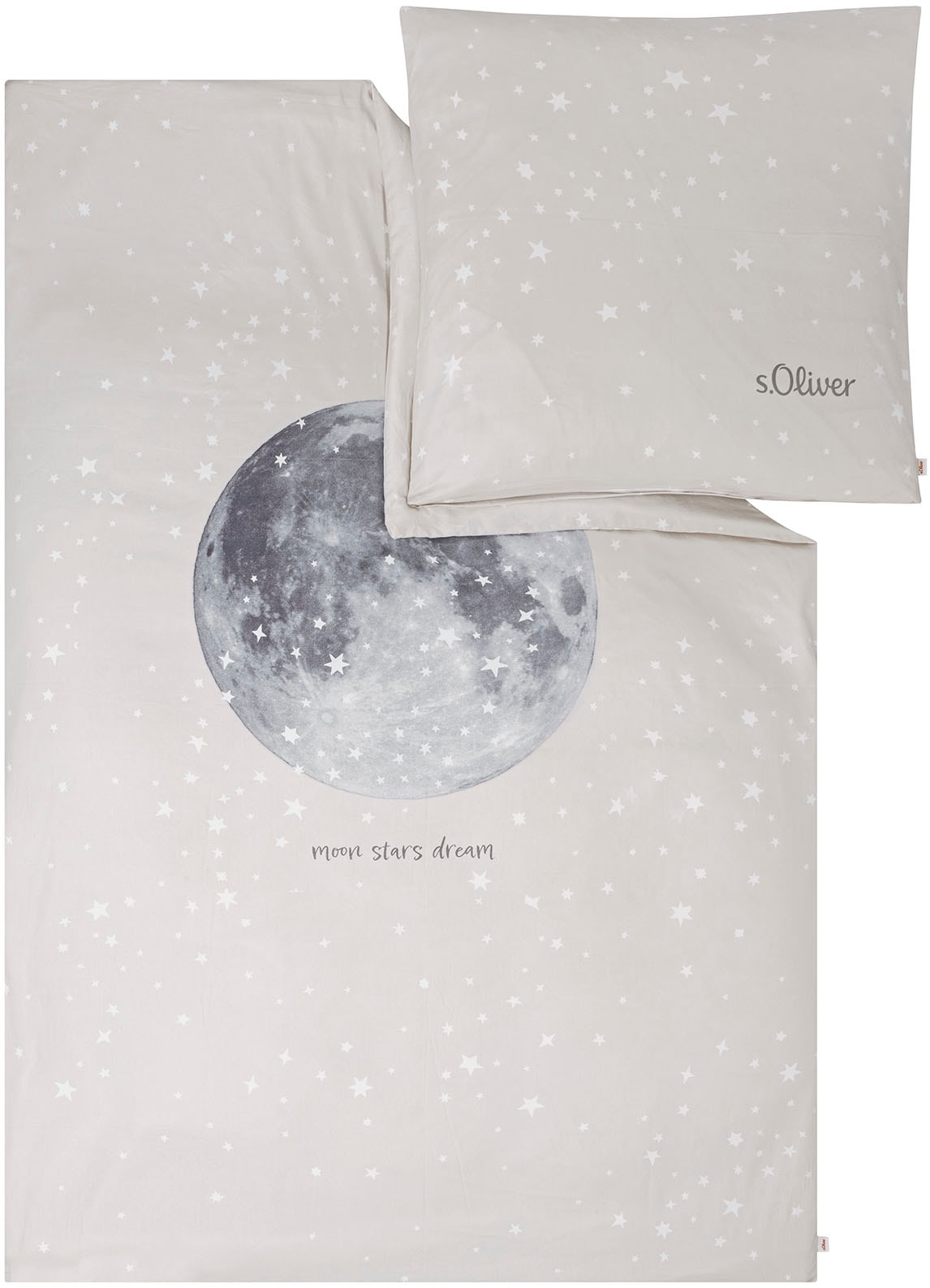 s.Oliver Kinderbettwäsche "Satinbettwäsche s.Oliver Junior Mond" 2 Stk. mit günstig online kaufen