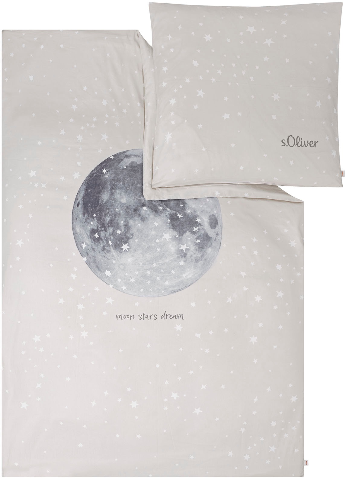 s.Oliver Kinderbettwäsche "Satinbettwäsche s.Oliver Junior Mond" 2 Stk. tlg günstig online kaufen