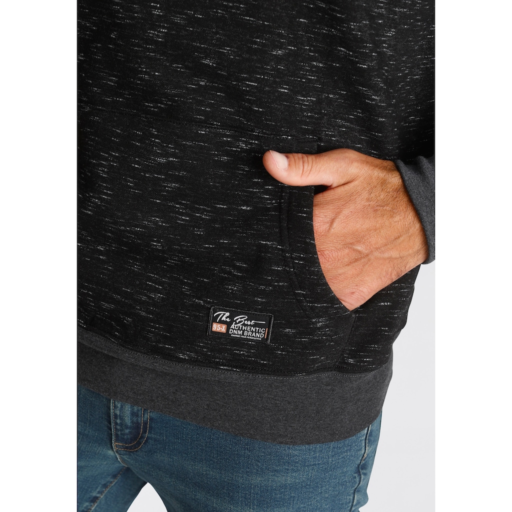 Man's World Kapuzensweatshirt, kontrastfarbene Details
