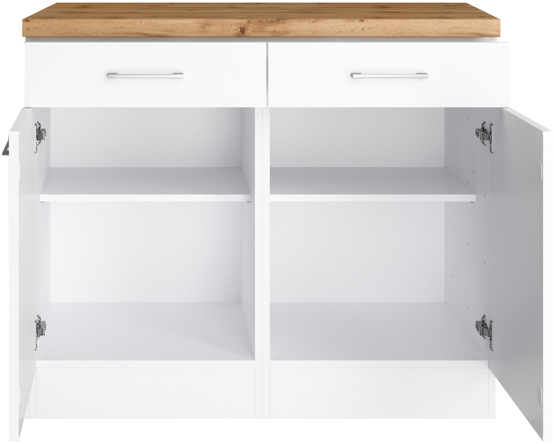 KOCHSTATION Unterschrank »KS-Milan«, HELD Möbel, Unterschrank 100 cm, matte oder hochglänzende Fronten