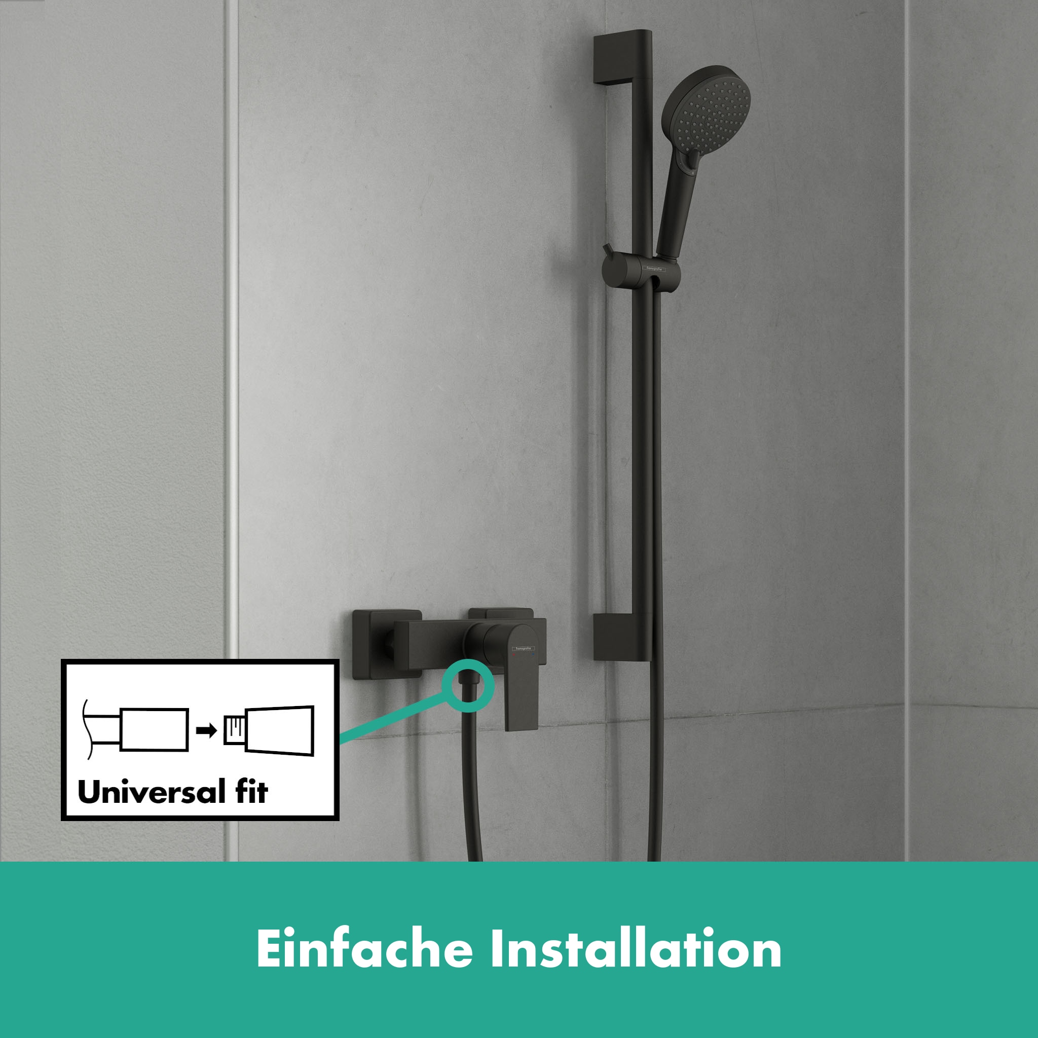 hansgrohe Duscharmatur »Vernis Shape«, Aufputz