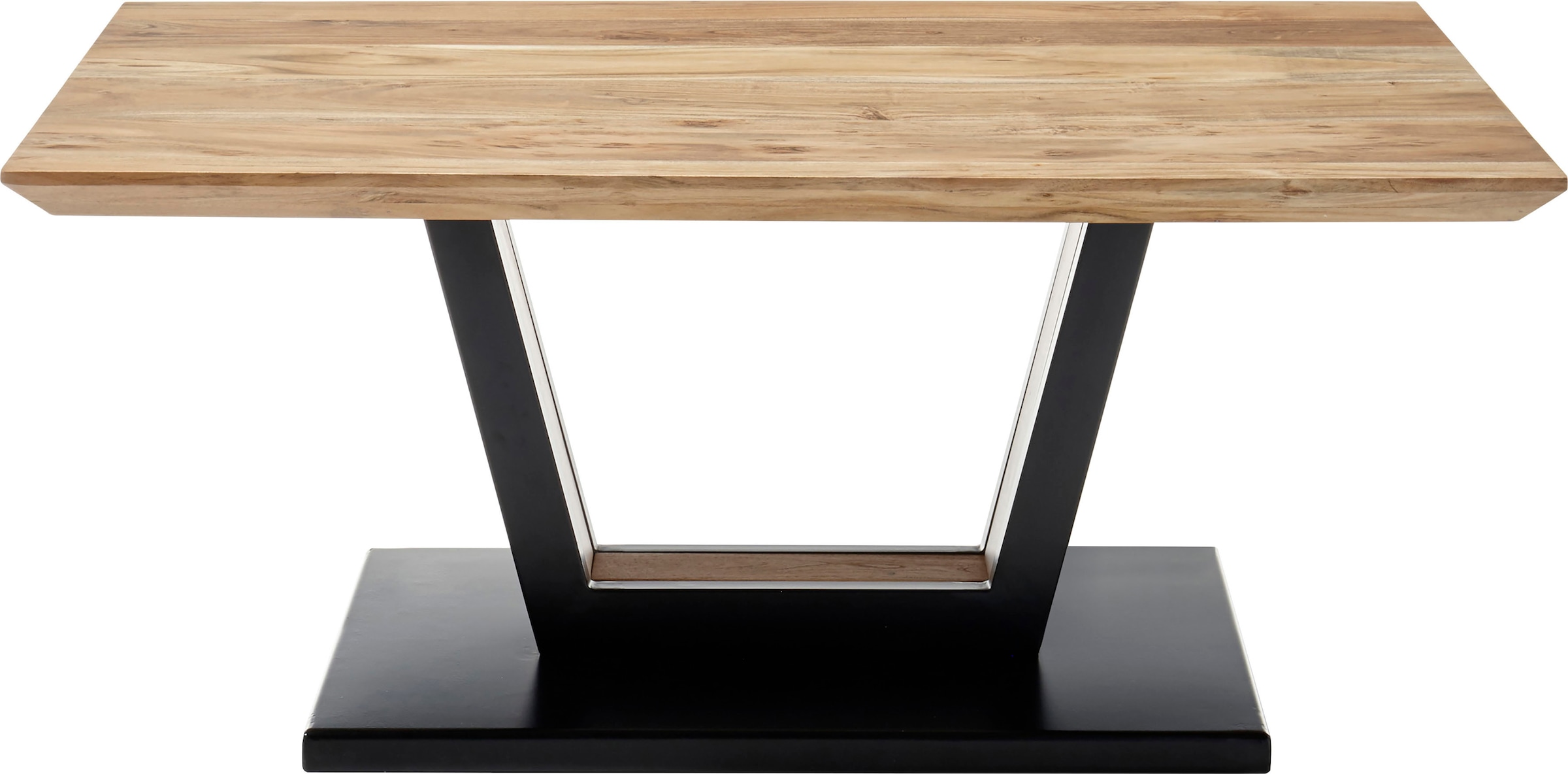 MCA furniture Couchtisch »Bedford«, Wohnzimmertisch Massivholz Akazie Natur lackiert