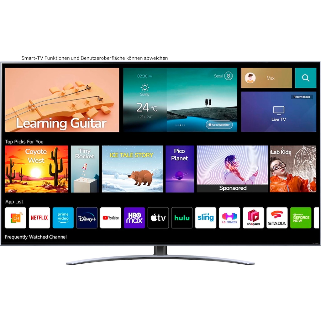 LG QNED-Fernseher »65QNED829QB«, 164 cm/65 Zoll, 4K Ultra HD, Smart-TV