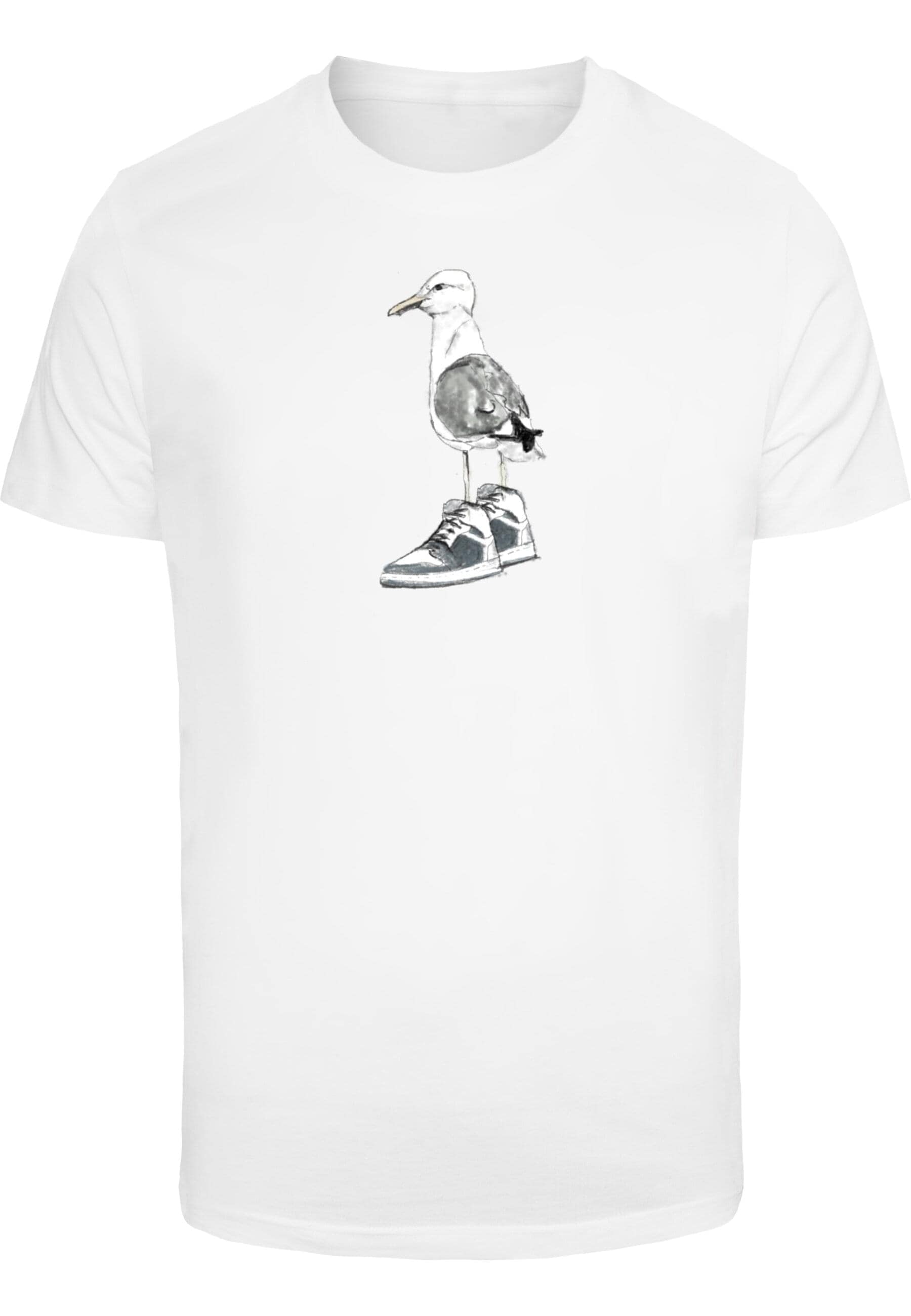 MisterTee T-Shirt "MisterTee Herren Seagull Sneakers Tee" 1 Stk. tlg. günstig online kaufen
