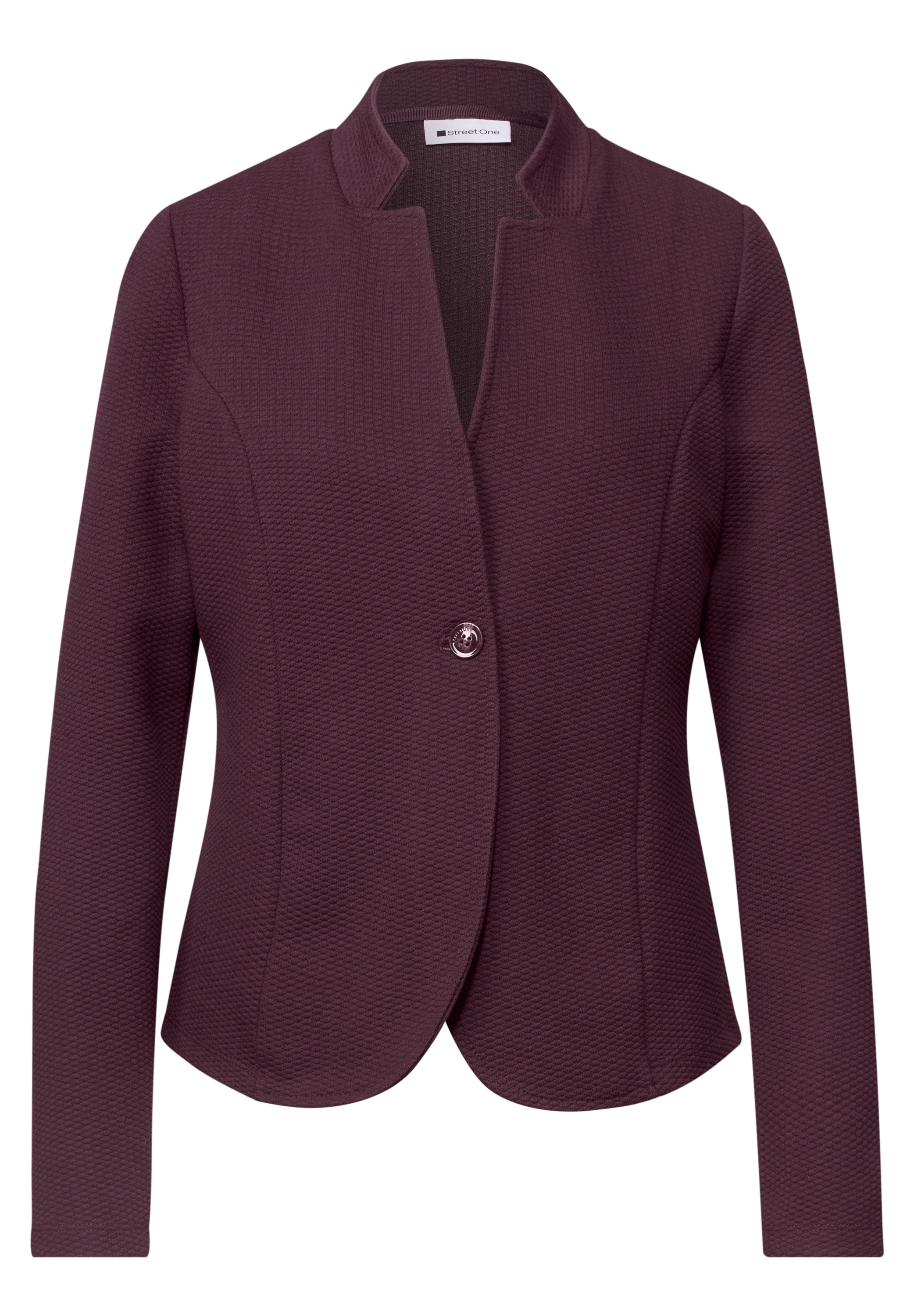 STREET ONE Sweatblazer mit Knopf zum Schließen