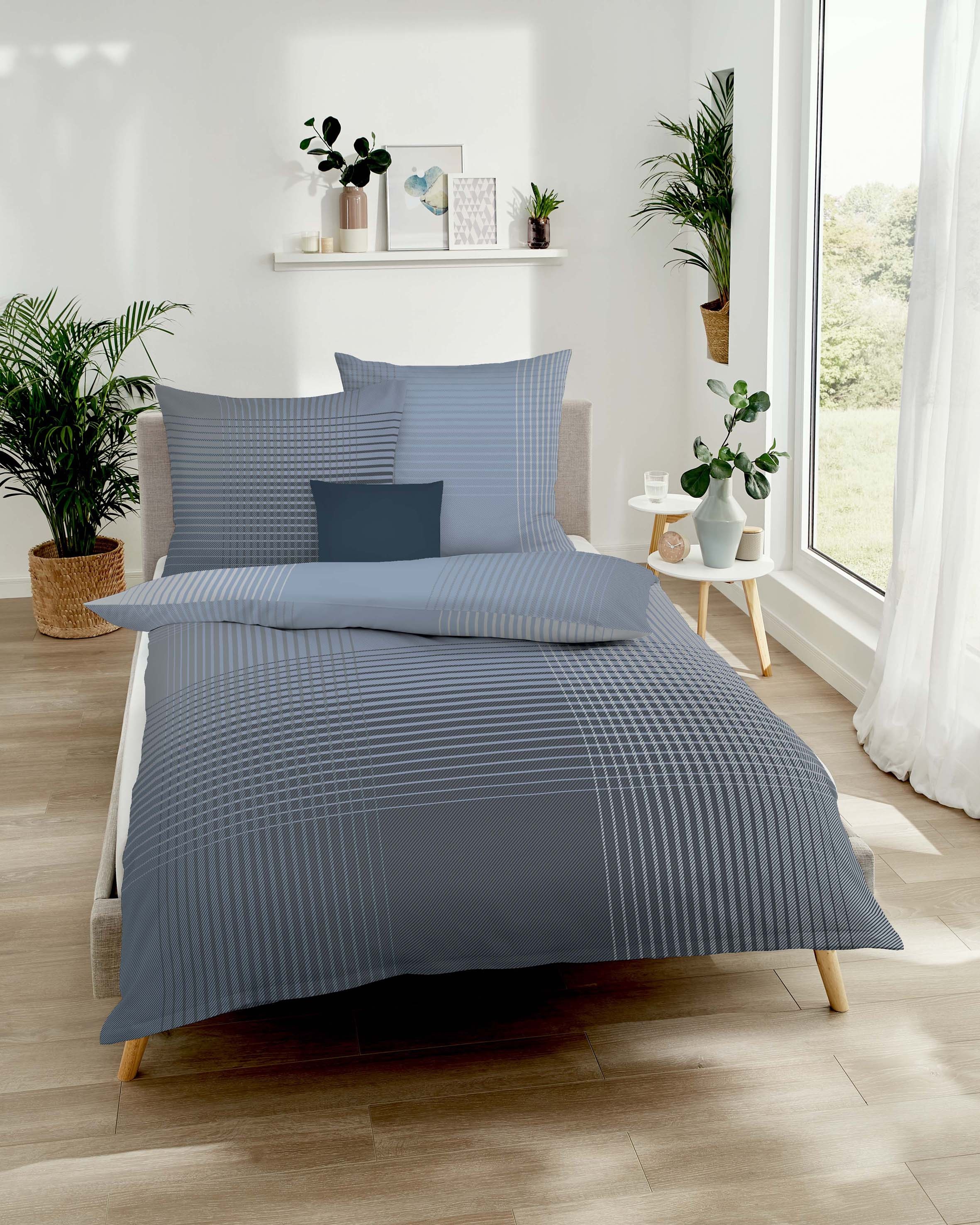 Kaeppel Bettwäsche "Master" 2 Stk. tlg. mit Karomuster günstig online kaufen