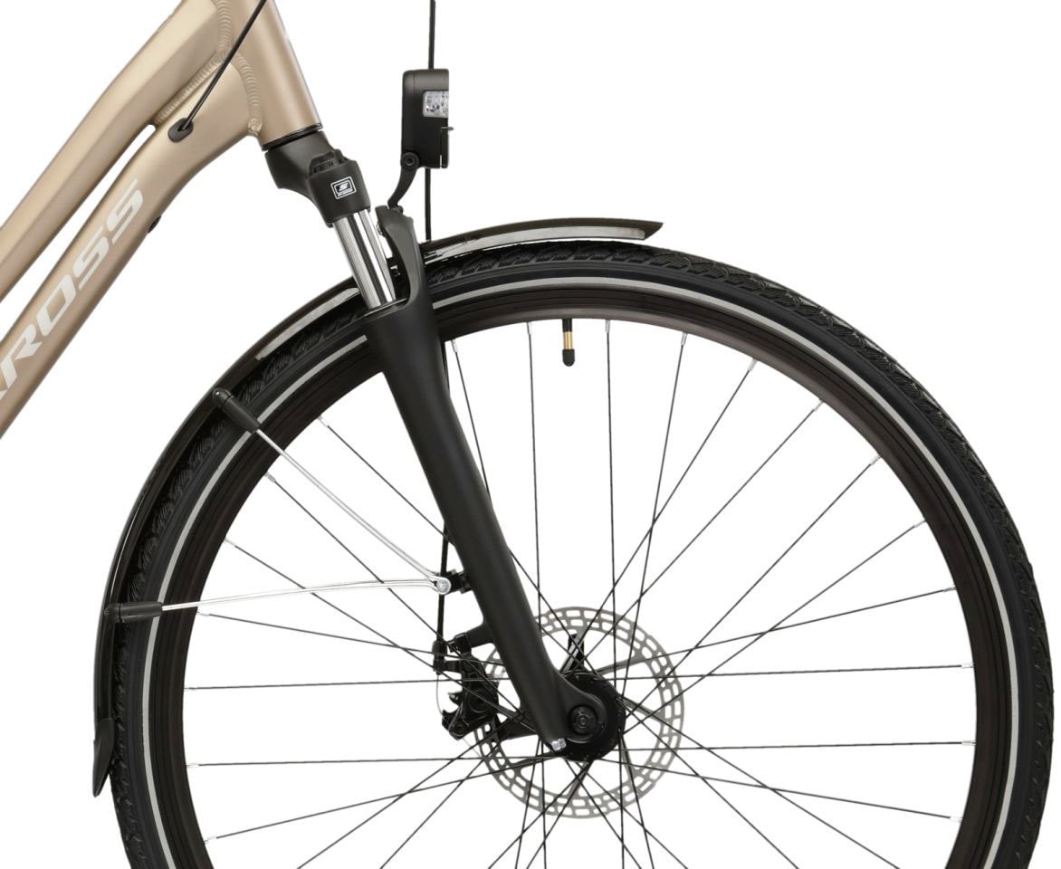 Kross Trekkingrad »Damen-Trekkingrad 28" Trans 3.0 Braun 24 Gänge« 24 Gang Shimano ACERA M3020 Schaltwerk Kettenschaltung