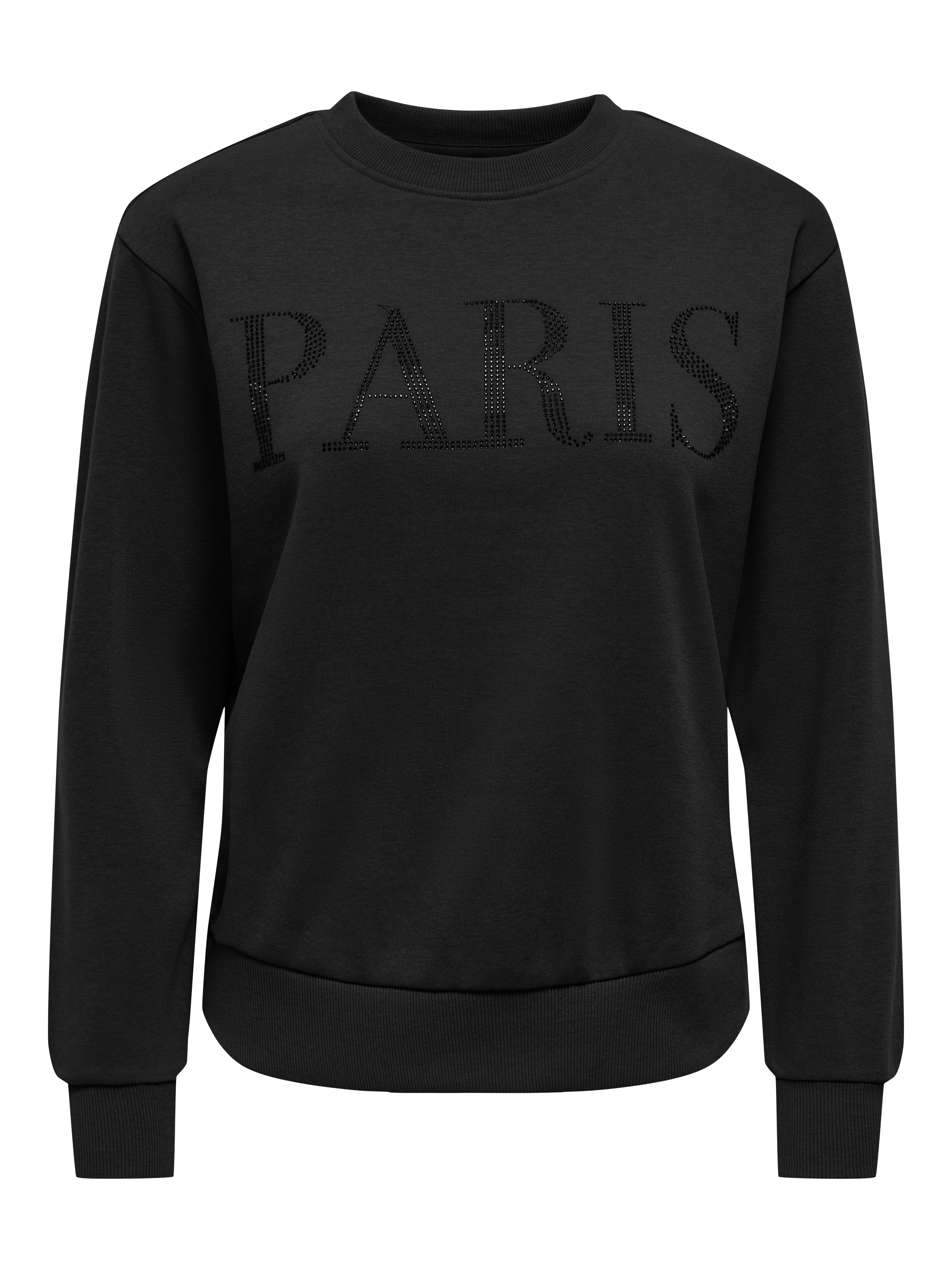 Jdy Sweatshirt "Jdyparis L/S Emb Sweat Jrs Noos", Baumwollmischung, Regular Fit