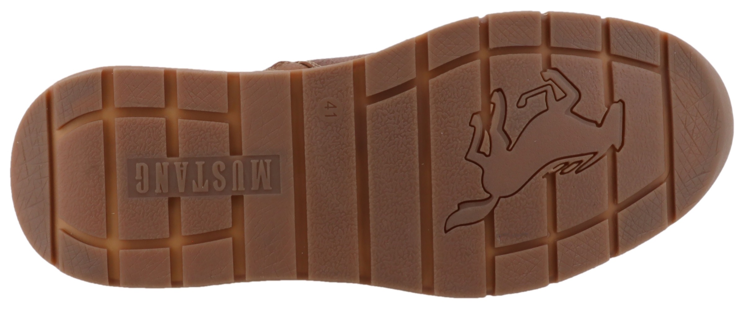 Mustang Shoes Mart High Top Sneaker Cognac 43 2