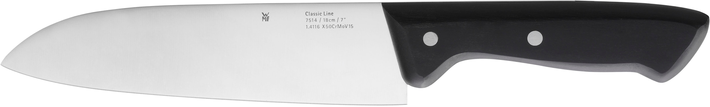 WMF Santokumesser "Classic Line" langlebiger Spezialklingenstahl, ergonomis günstig online kaufen