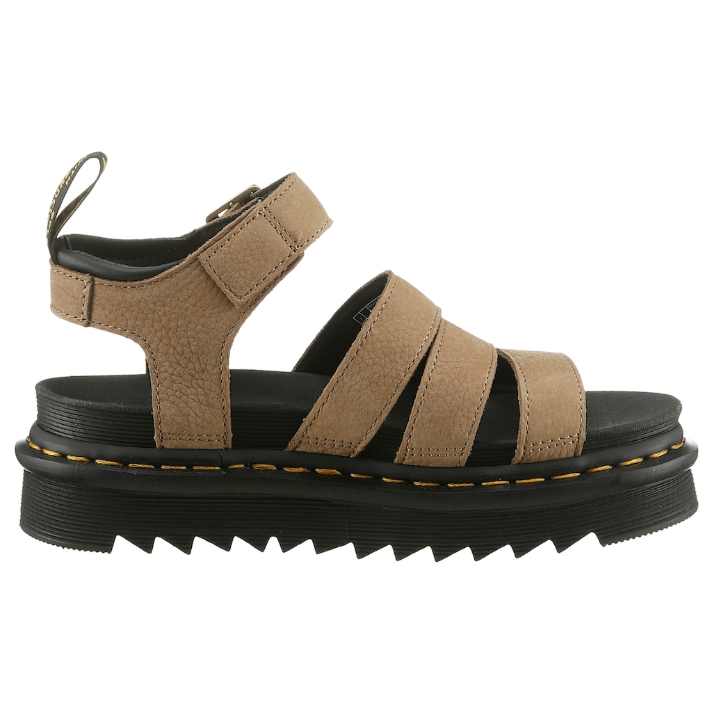 DR. MARTENS Plateausandale »Blaire Hydro«, Sommerschuh, Sandalette, Plateauabsatz, mit Schnallenverschluss