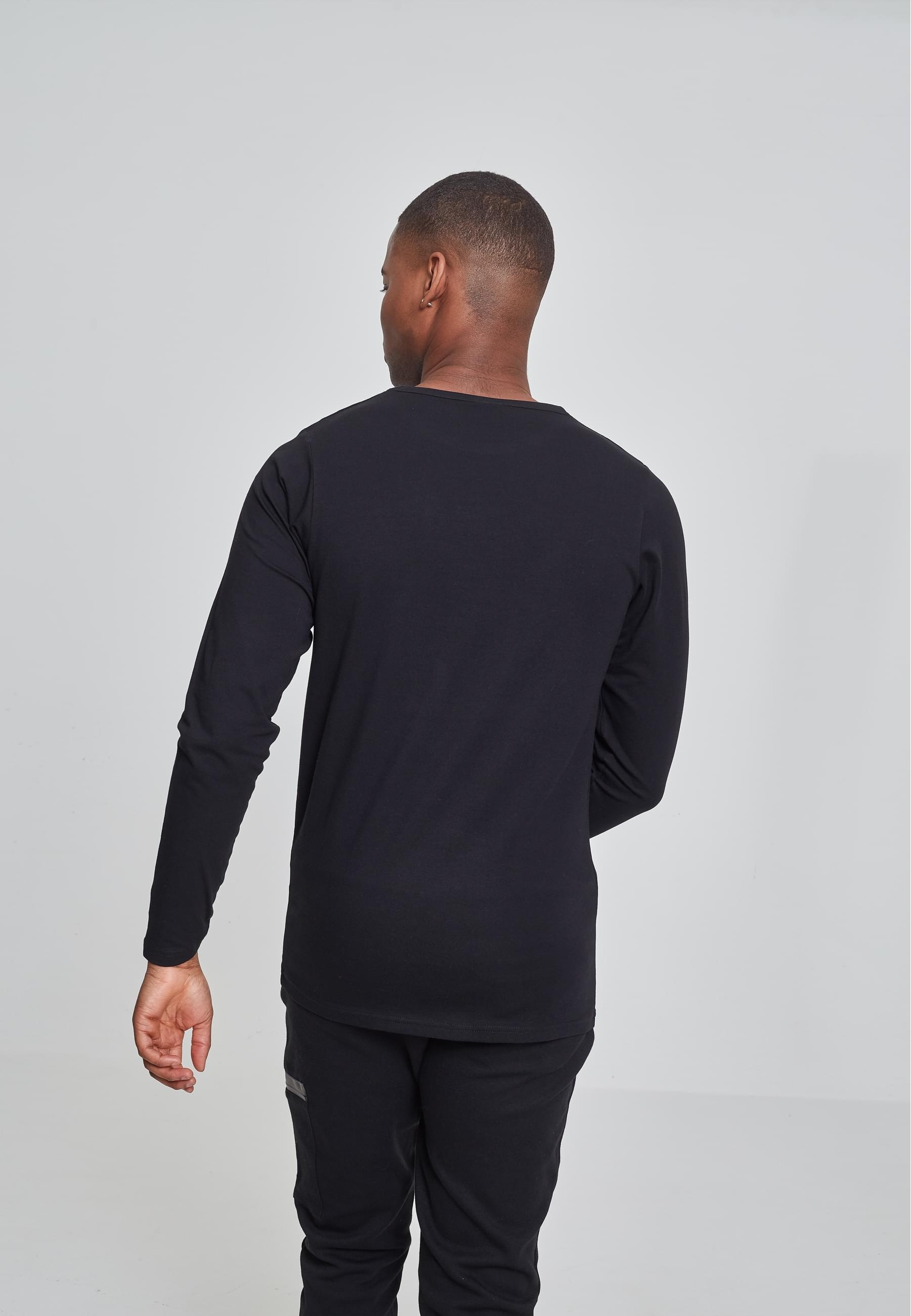 URBAN CLASSICS Longsleeve »Urban Classics Herren Fitted Stretch L/S Tee«, (1 tlg.)