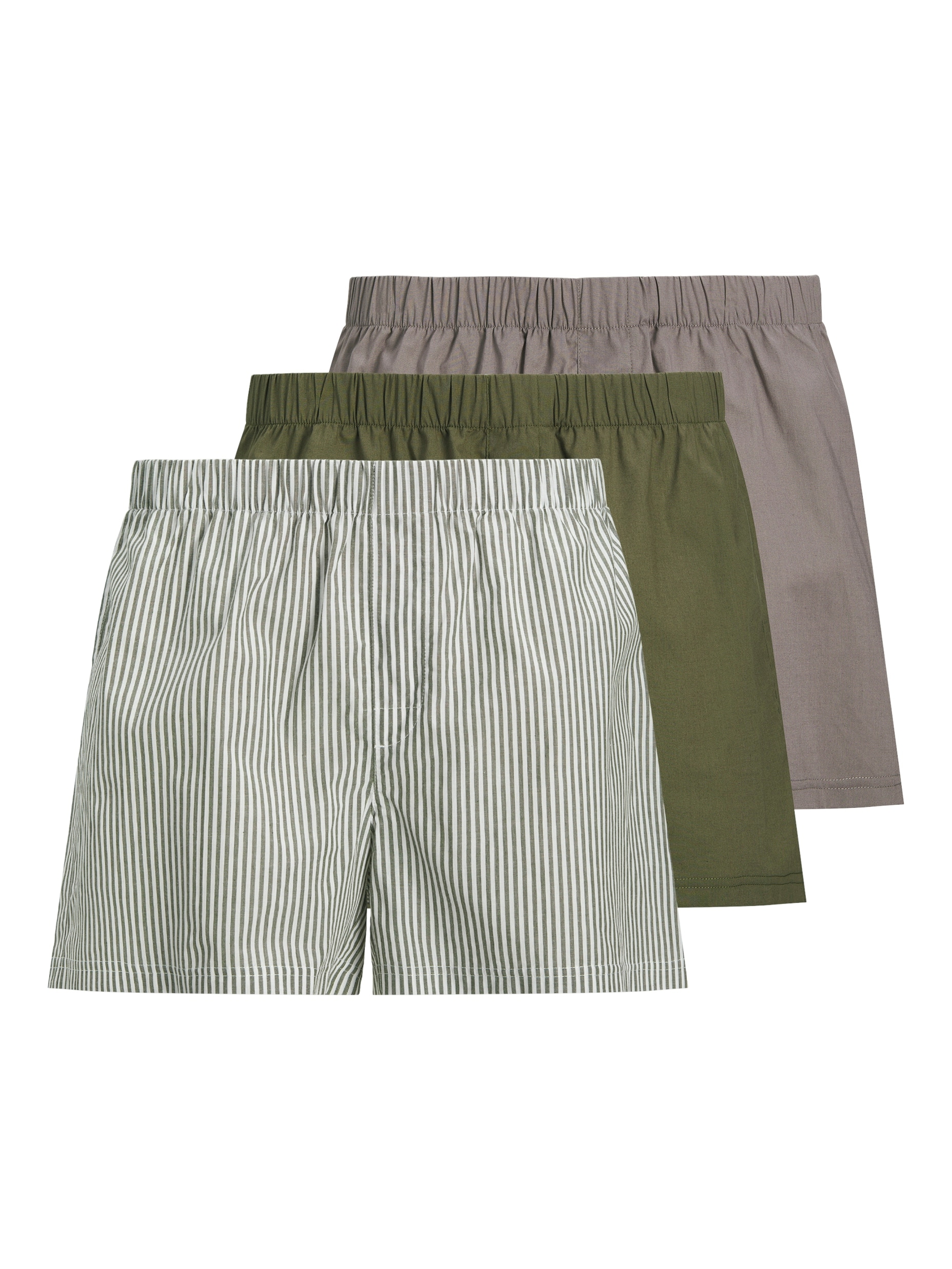 Jack & Jones Boxershorts »JACMILANO WOVEN BOXERS 3 PACK NOOS« Packung, 3 Stk.
