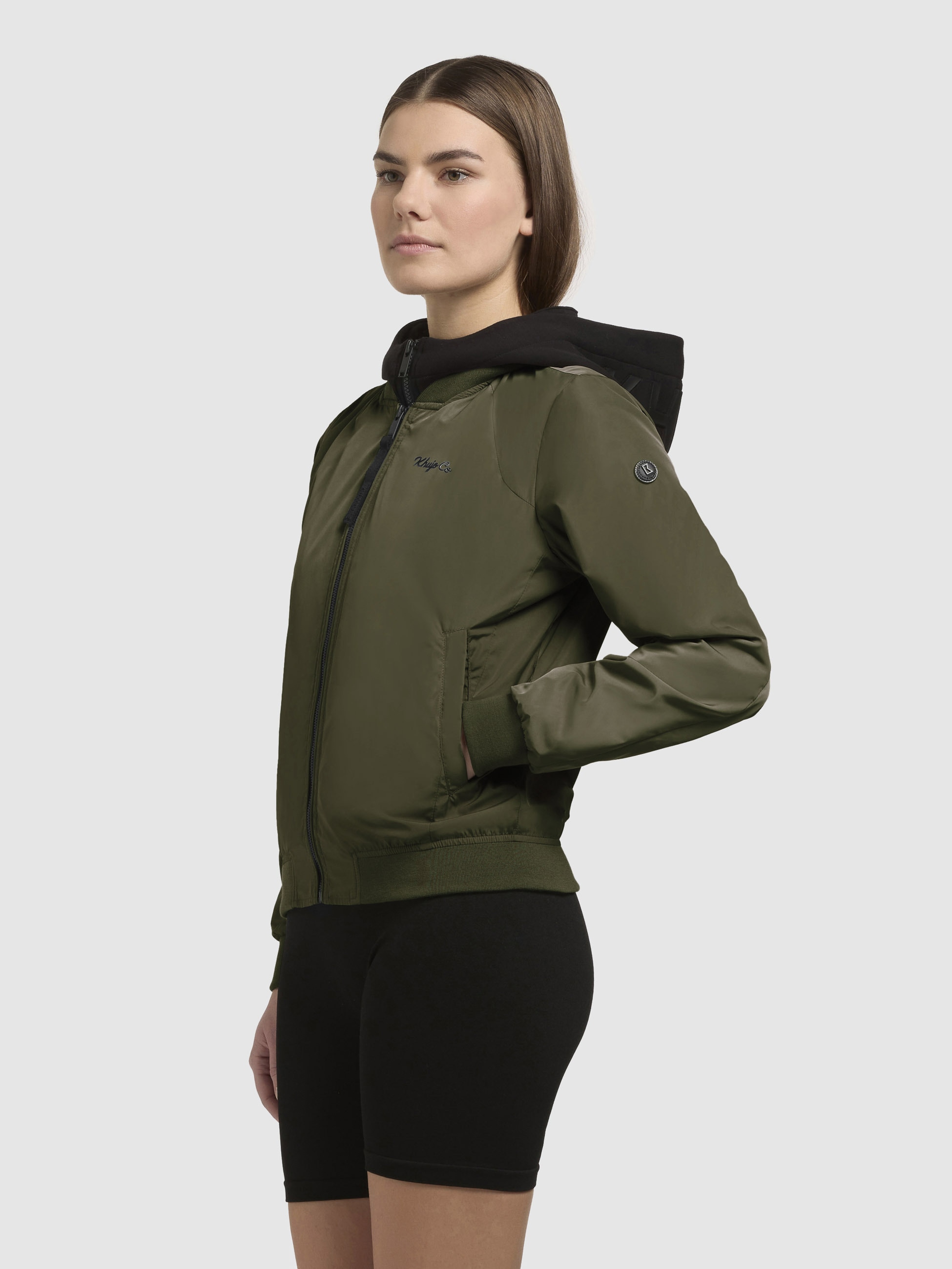 khujo Bomberjacke »SEEAM«, mit Kapuze