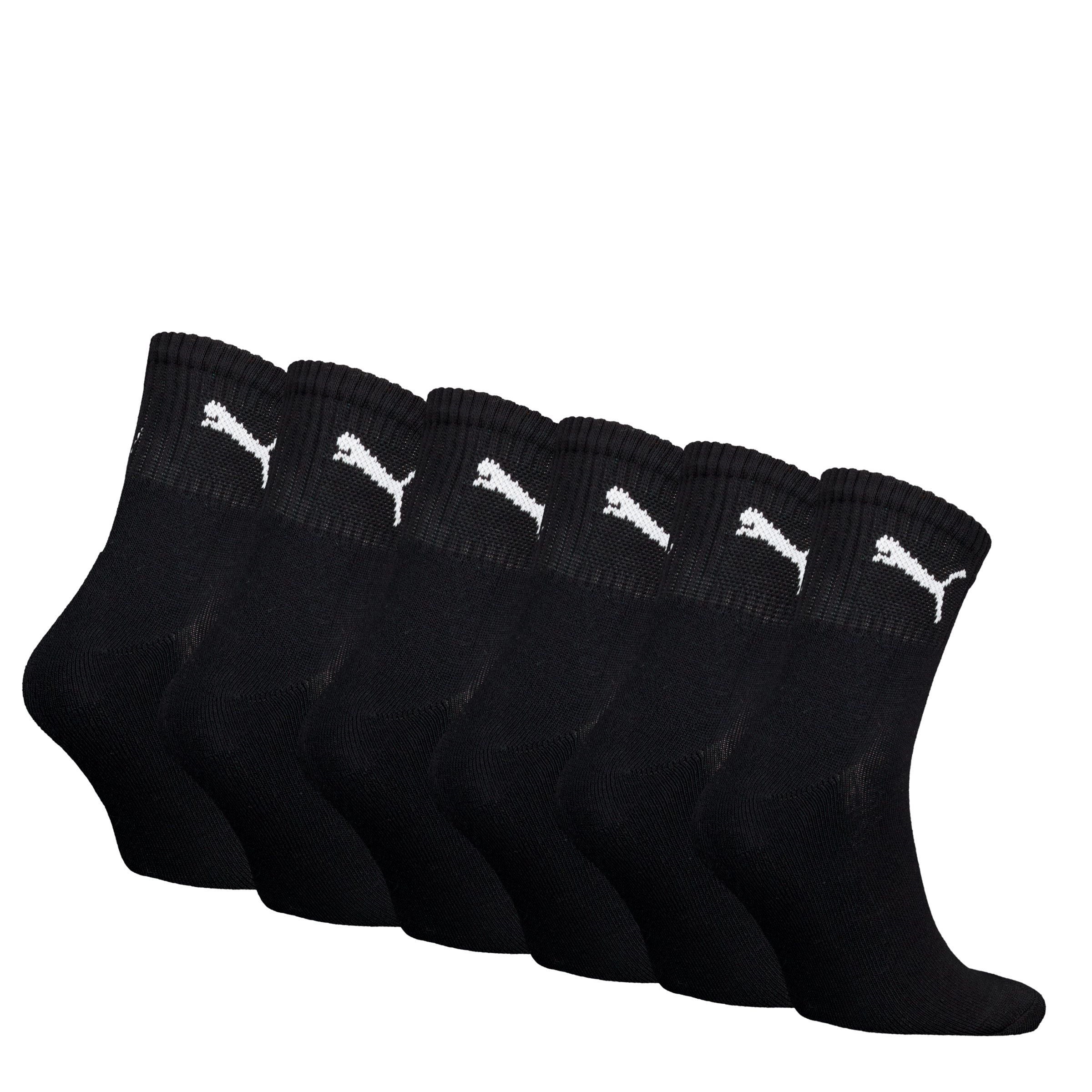 PUMA Socken »PUMA SHORT CREW 6P UNISEX ECOM«, (6 Paar), Gepolsterte Sohle für Stoßdämpfung und zusätzlichen Komfort