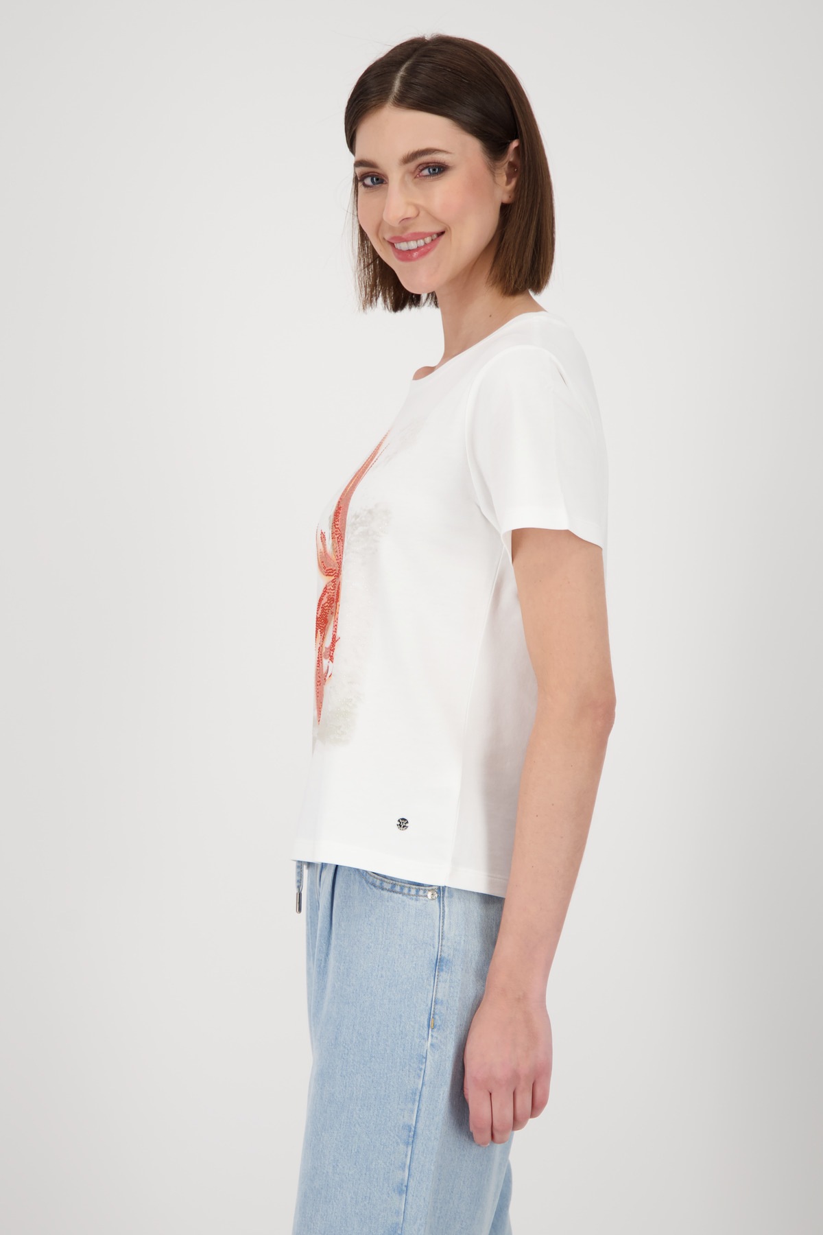 Monari T-Shirt "Shirt Schmuck Goldfisch", Mit Rundhalsausschnitt günstig online kaufen