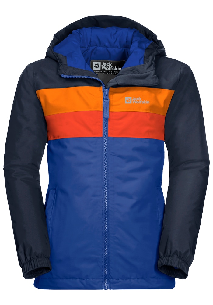 Jack Wolfskin Winterjacke "FOUR LAKES JACKET KIDS", mit Kapuze