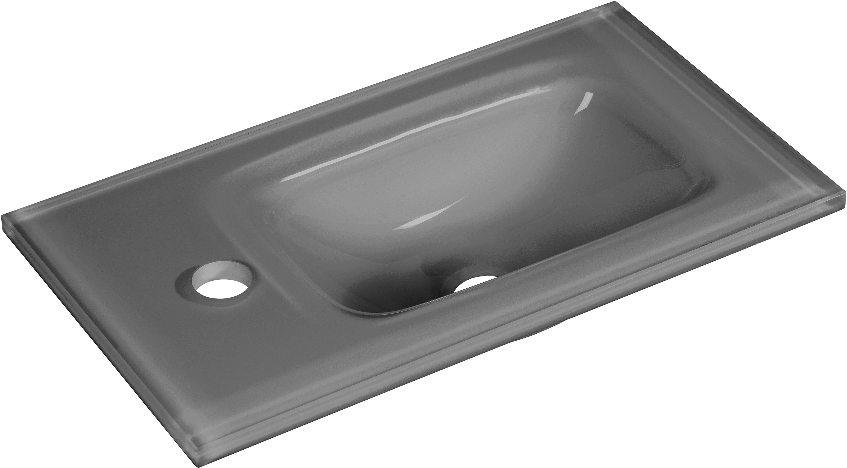 Thumbnail - FACKELMANN Waschtisch "SBC", bestehend aus Becken und Unterbau, Breite ca. 45 cm