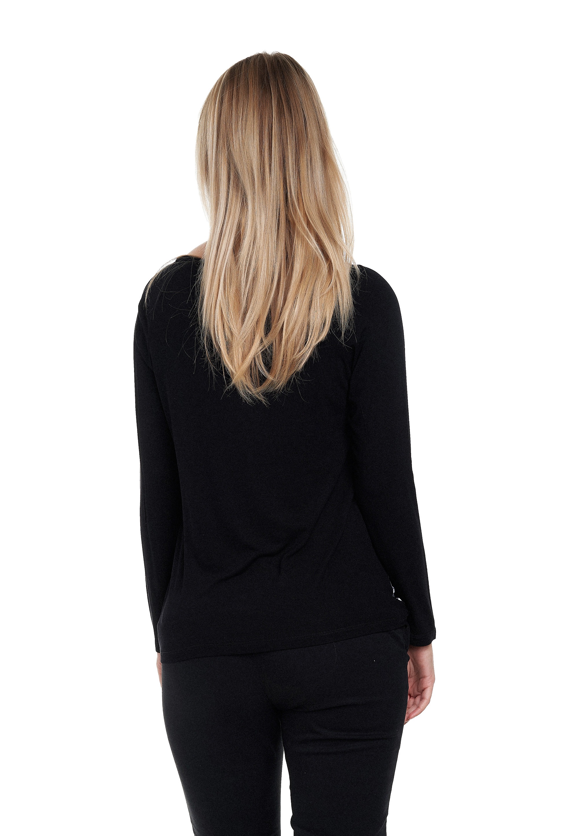 Decay Langarmshirt, mit modischem Frontprint