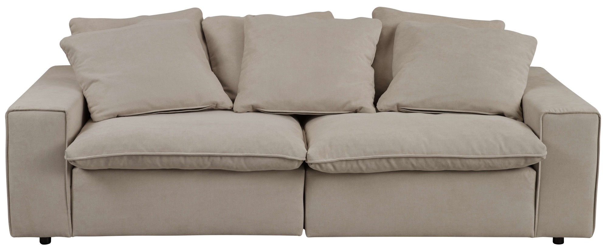 andas 3-Sitzer »Venslev«, Lounge-Sofa, mit extra tiefer Sitzfläche und losen Kissen